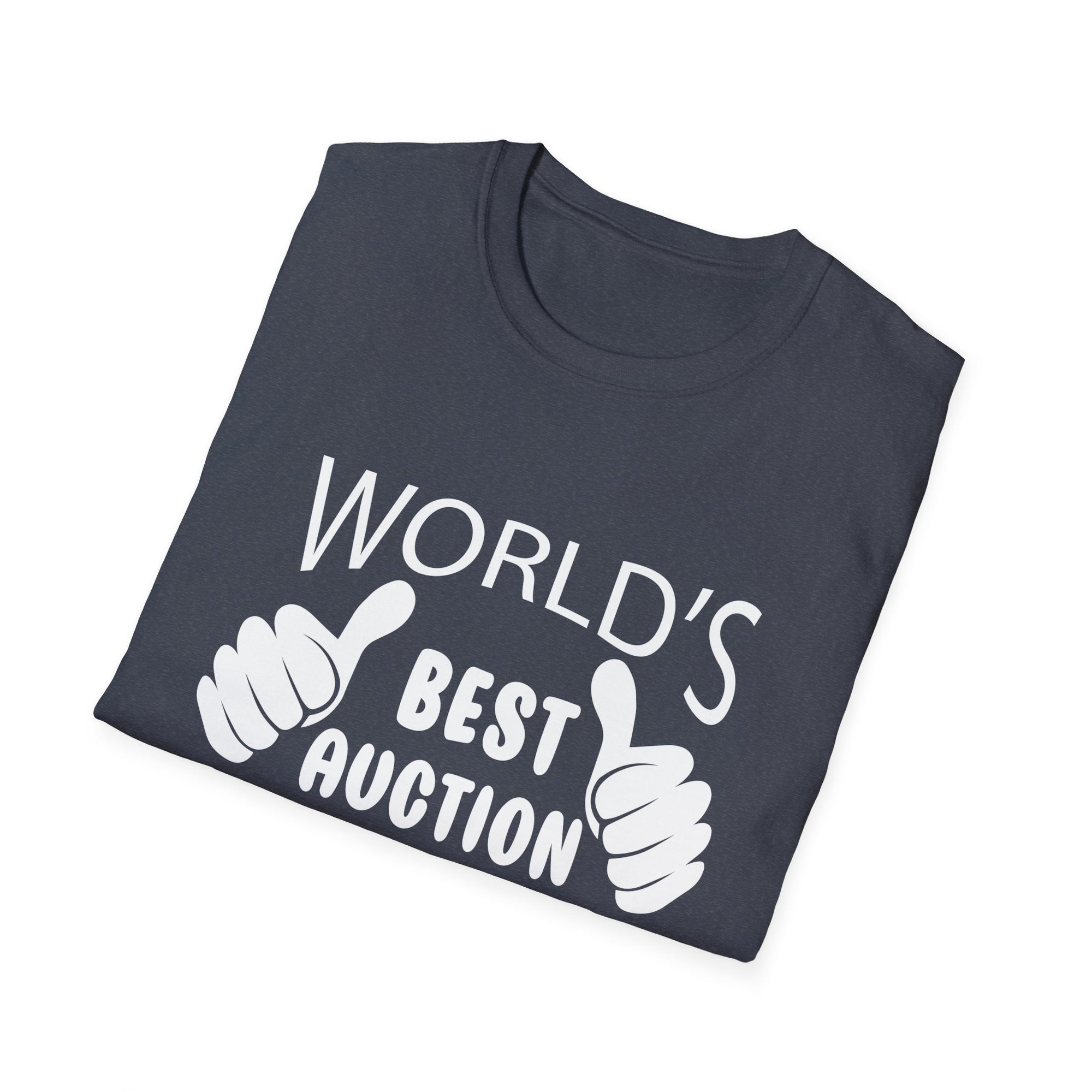 World's Best Auction Worker T-Shirt, Funny Gift, Unisex Tee, Auction Enthusiast Shirt, Father's Day, Work Appreciation