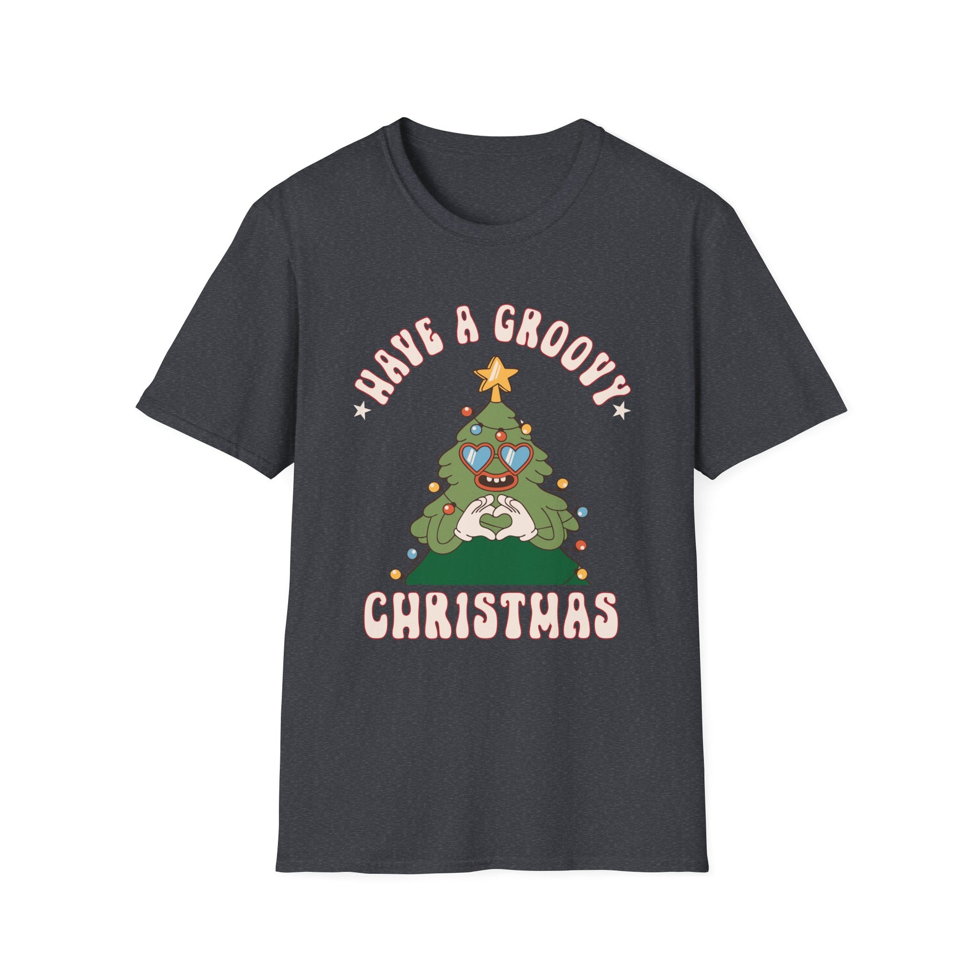 Groovy Christmas T-Shirt, Unisex Holiday Tee, Fun Christmas Apparel, Ugly Sweater Alternative, Festive Gift Idea, Cool Christmas Shirt