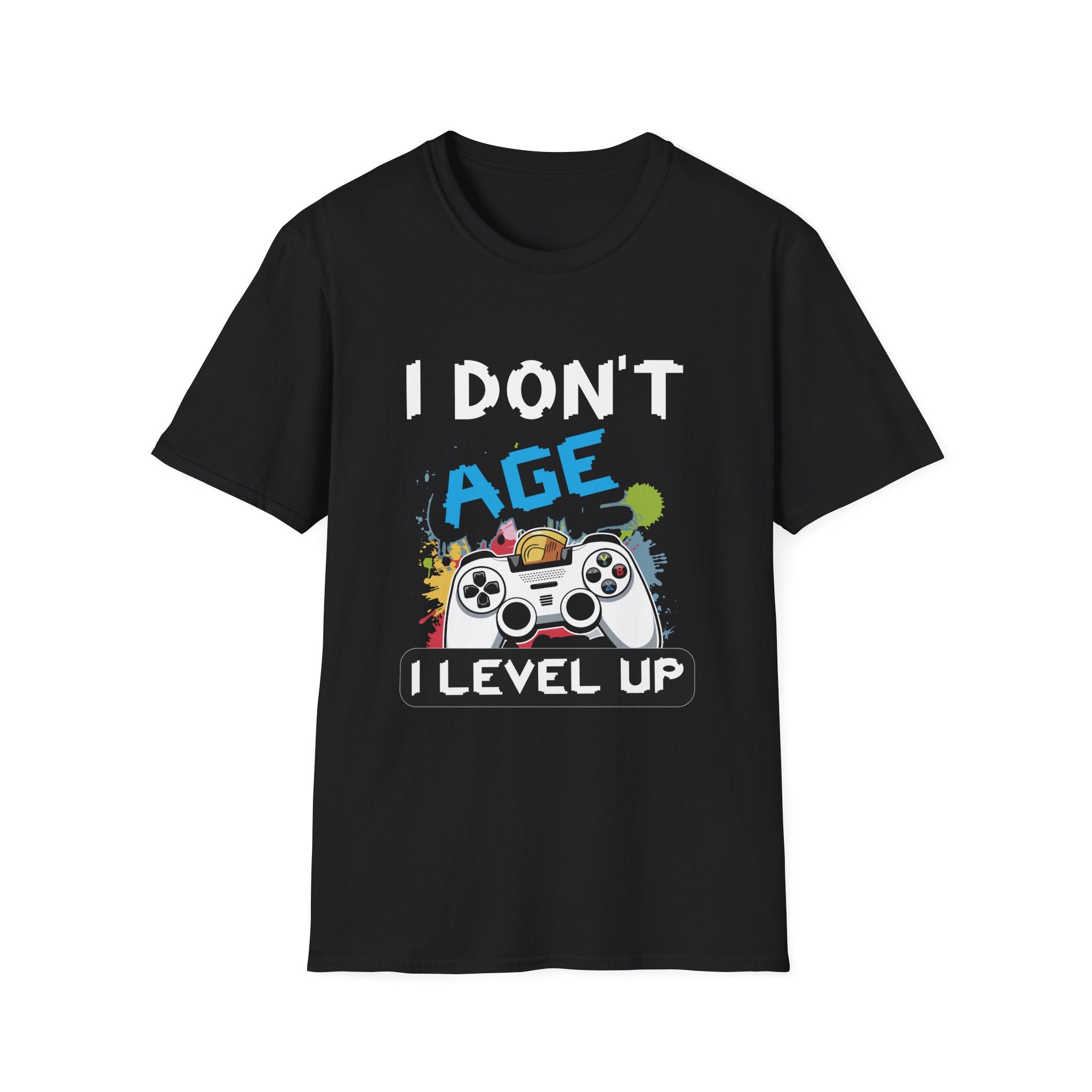 Gaming Level Up T-Shirt | Unisex Softstyle Tee for Gamers, Birthday Gift, Casual Wear, Game Night Apparel, Funny Graphic Tee
