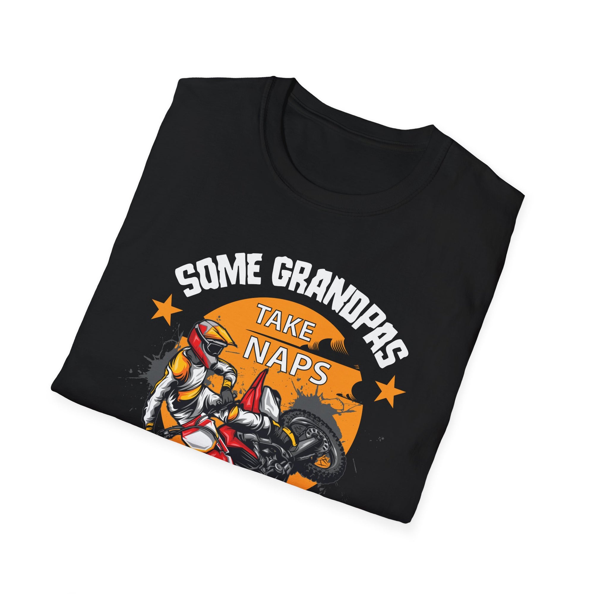 Cool Grandpa Dirt Bike T-Shirt, Gift for Grandfather, Motorcycle Enthusiast Tee, Men's Birthday Gift, Father's Day Fun Shirt