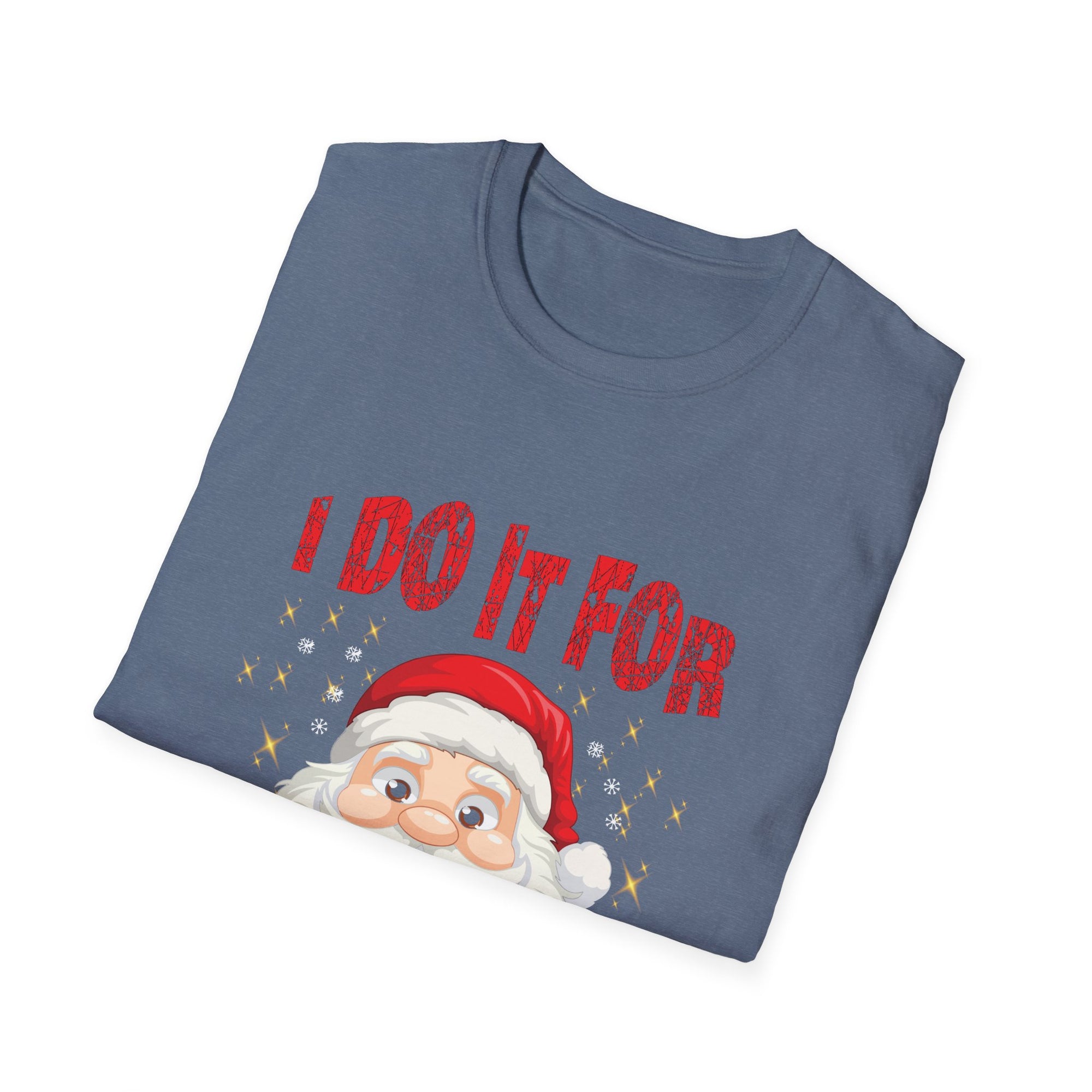 Funny Christmas T-Shirt, Graphic Tee, Holiday Humor Shirt, Santa Claus Gift, Unisex Festive Apparel