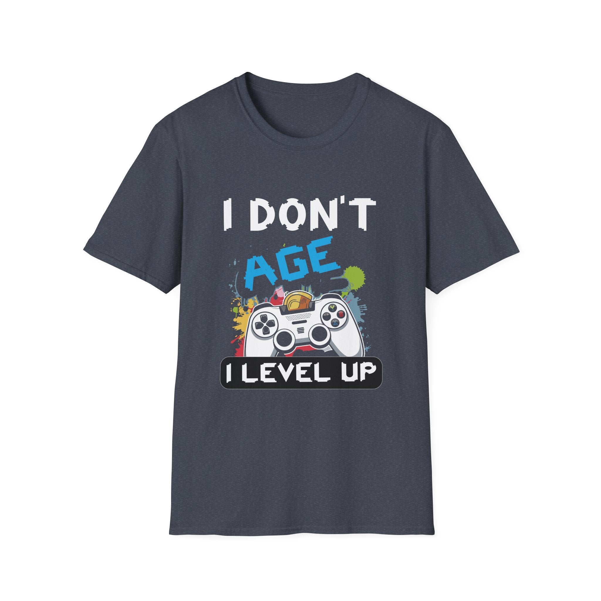 Gaming Level Up T-Shirt | Unisex Softstyle Tee for Gamers, Birthday Gift, Casual Wear, Game Night Apparel, Funny Graphic Tee