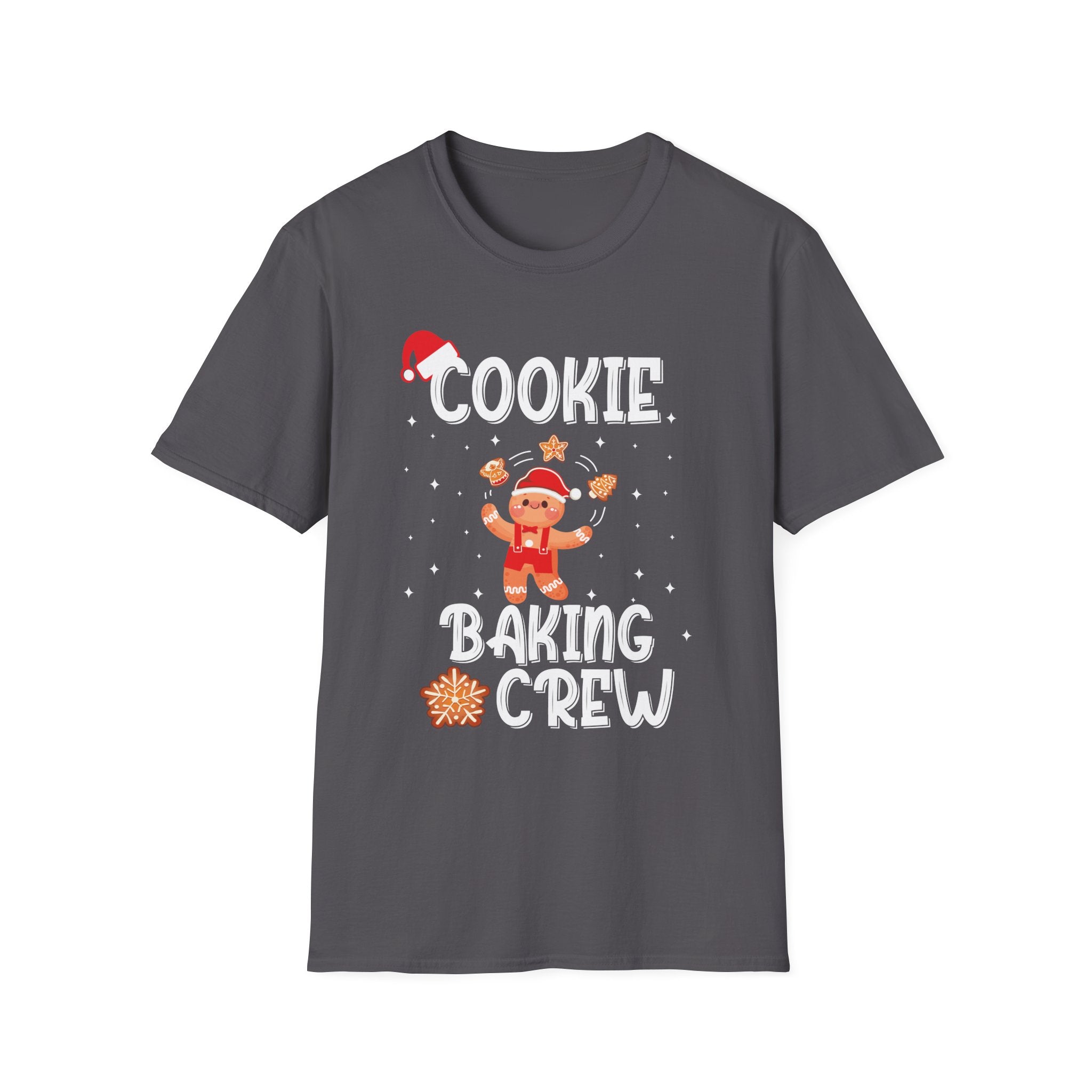 Cookie Baking Crew T-Shirt, Unisex Baking Tee, Holiday Gift, Christmas Shirt, Cute Baking Apparel, Family Matching Outfit