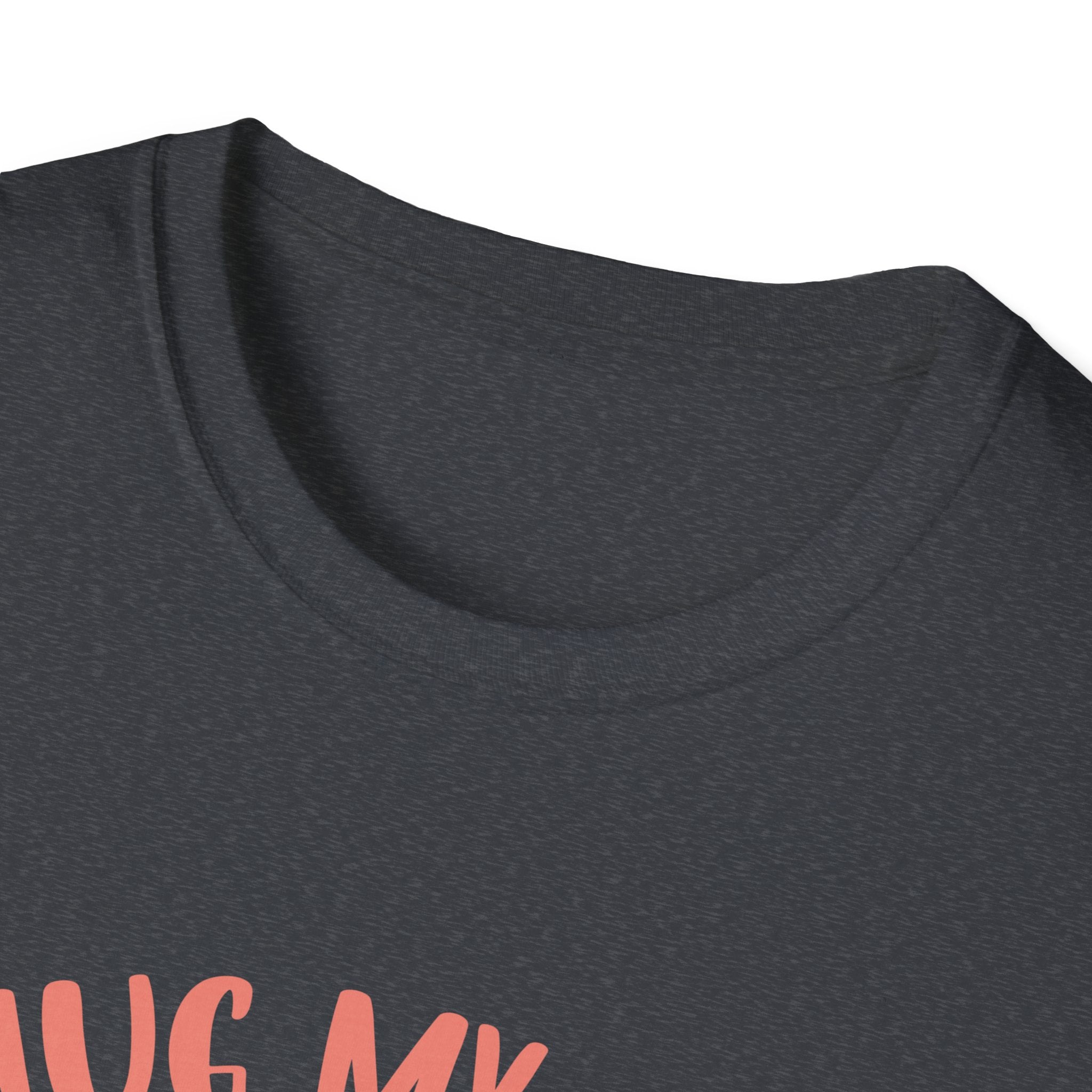 Funny Cat I Hug My Cat So I Don't Punch People In The Throat Unisex Softstyle T-Shirt