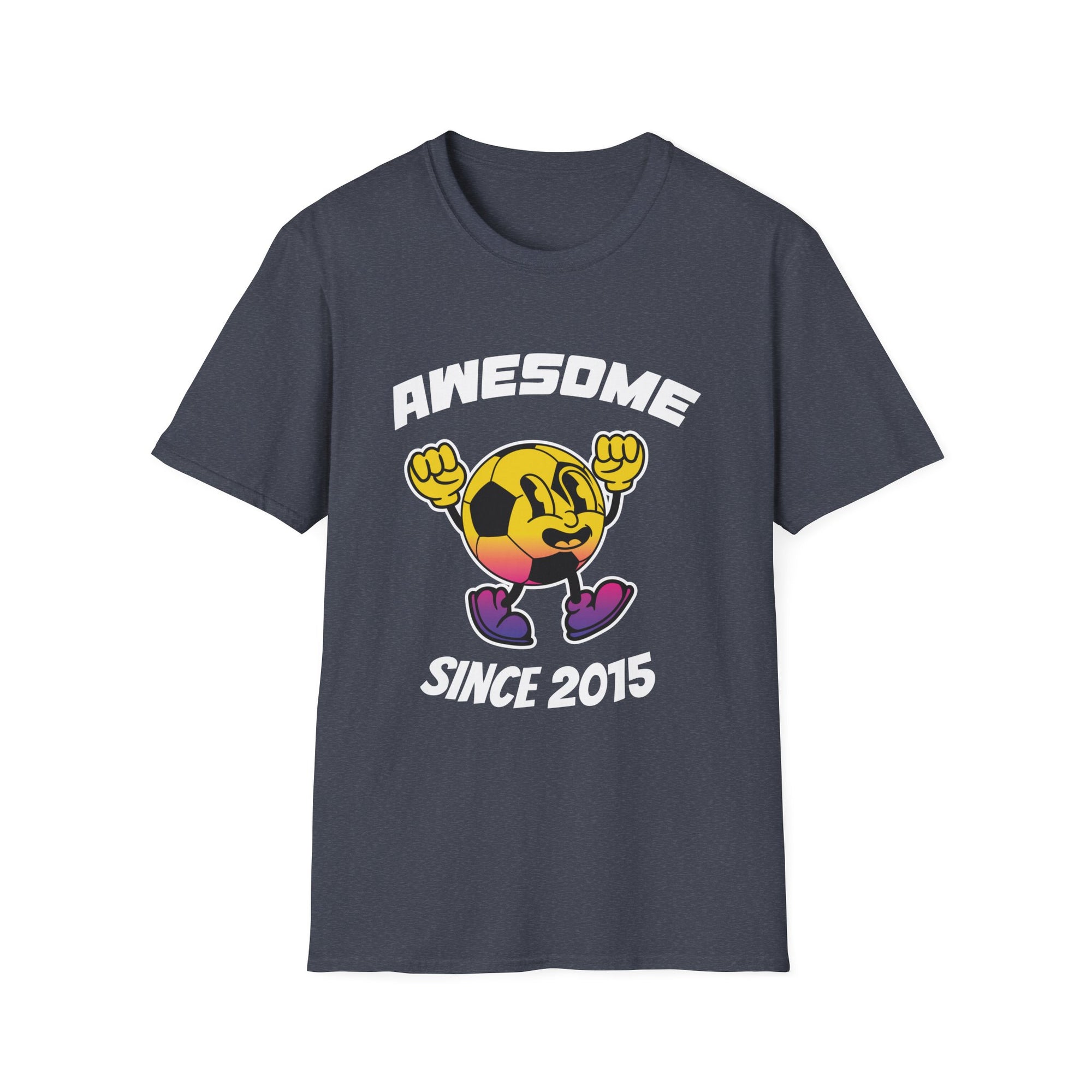 Awesome Since 2015 T-Shirt, Unisex Graphic Tee, Fun Casual Wear, Gift for Friends, Trendy Apparel, Birthday Celebration Shirt