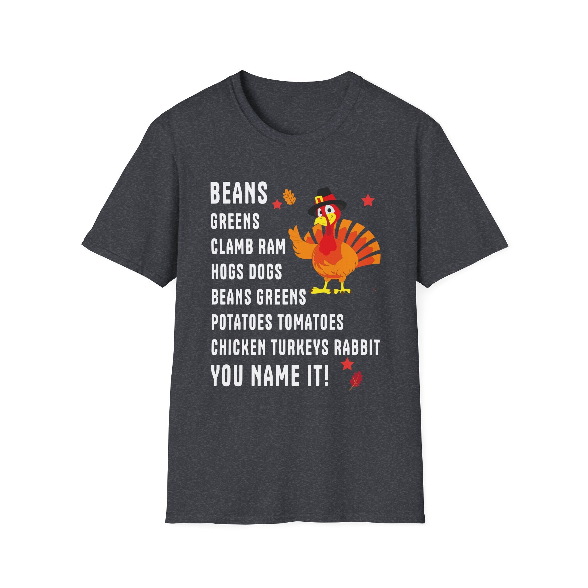 Thanksgiving-Themed Unisex T-Shirt, Funny Turkey Design Tee, Autumn Fashion, Holiday Gathering Shirt, Comfy Casual Wear, Gift for Food [...]