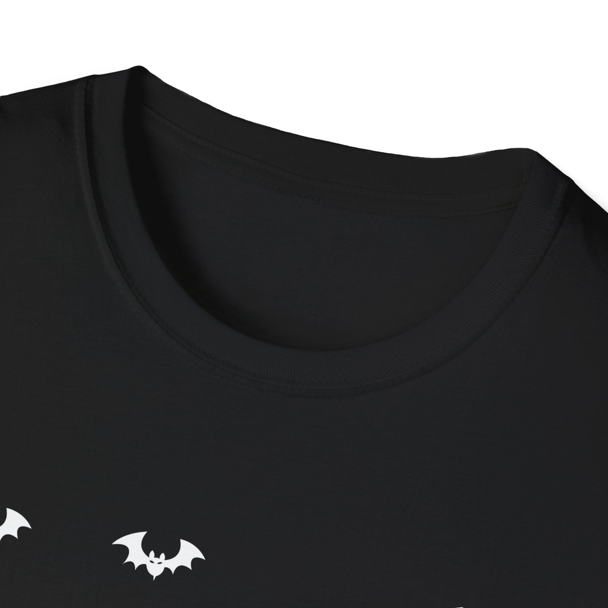 Halloween Spider Web T-Shirt, Unisex Spooky Tee, Bat Graphic Shirt, Perfect for Halloween Parties, Fall Fashion