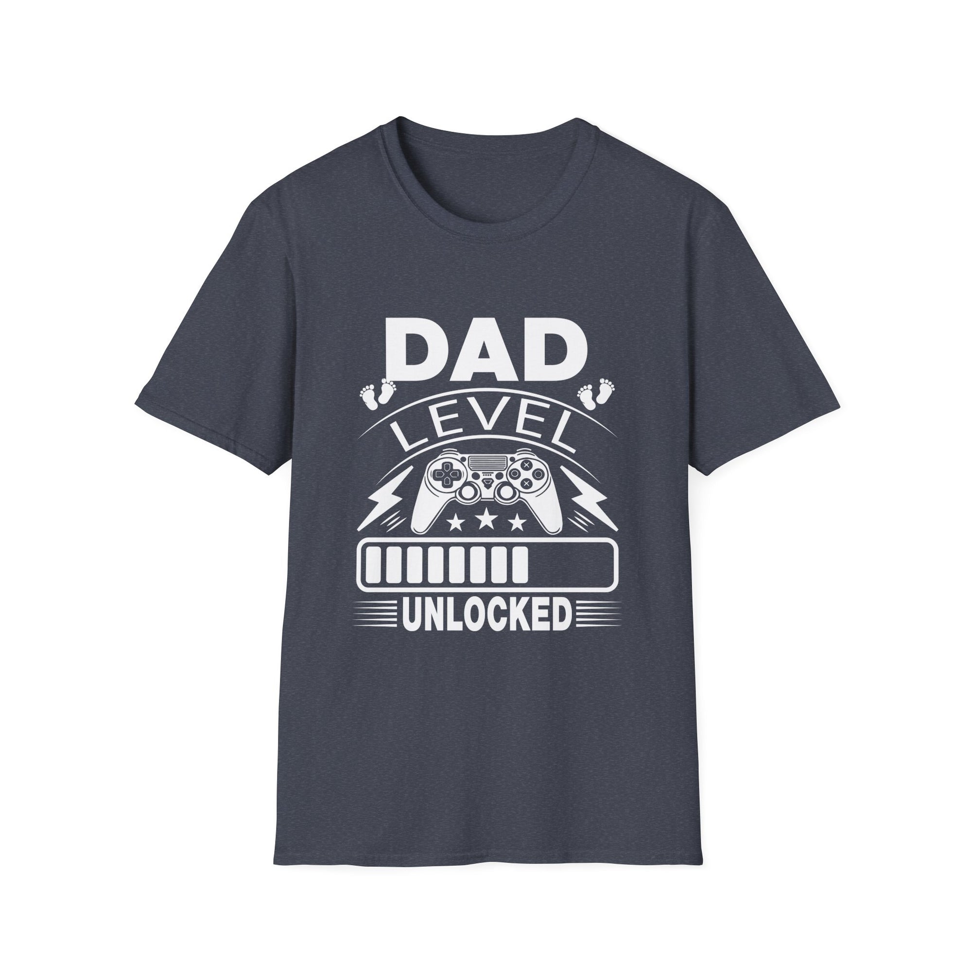 Dad Level Unlocked T-Shirt, Father's Day Gift, Video Game Dad Tee, Unisex Graphic Shirt, Gaming Apparel