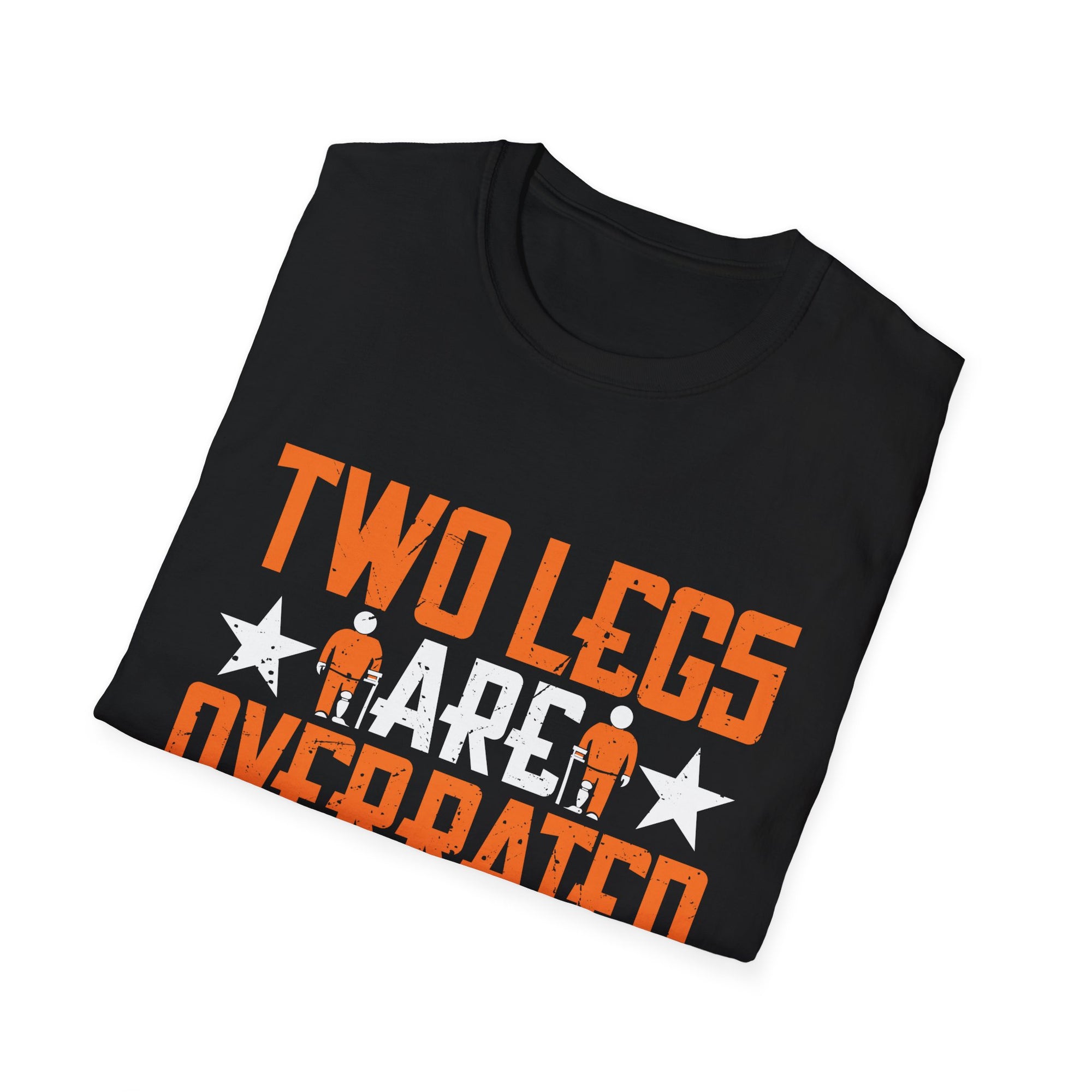 Cool Leg Amputee Design For Men Women Leg Amputation Amputee Unisex Softstyle T-Shirt