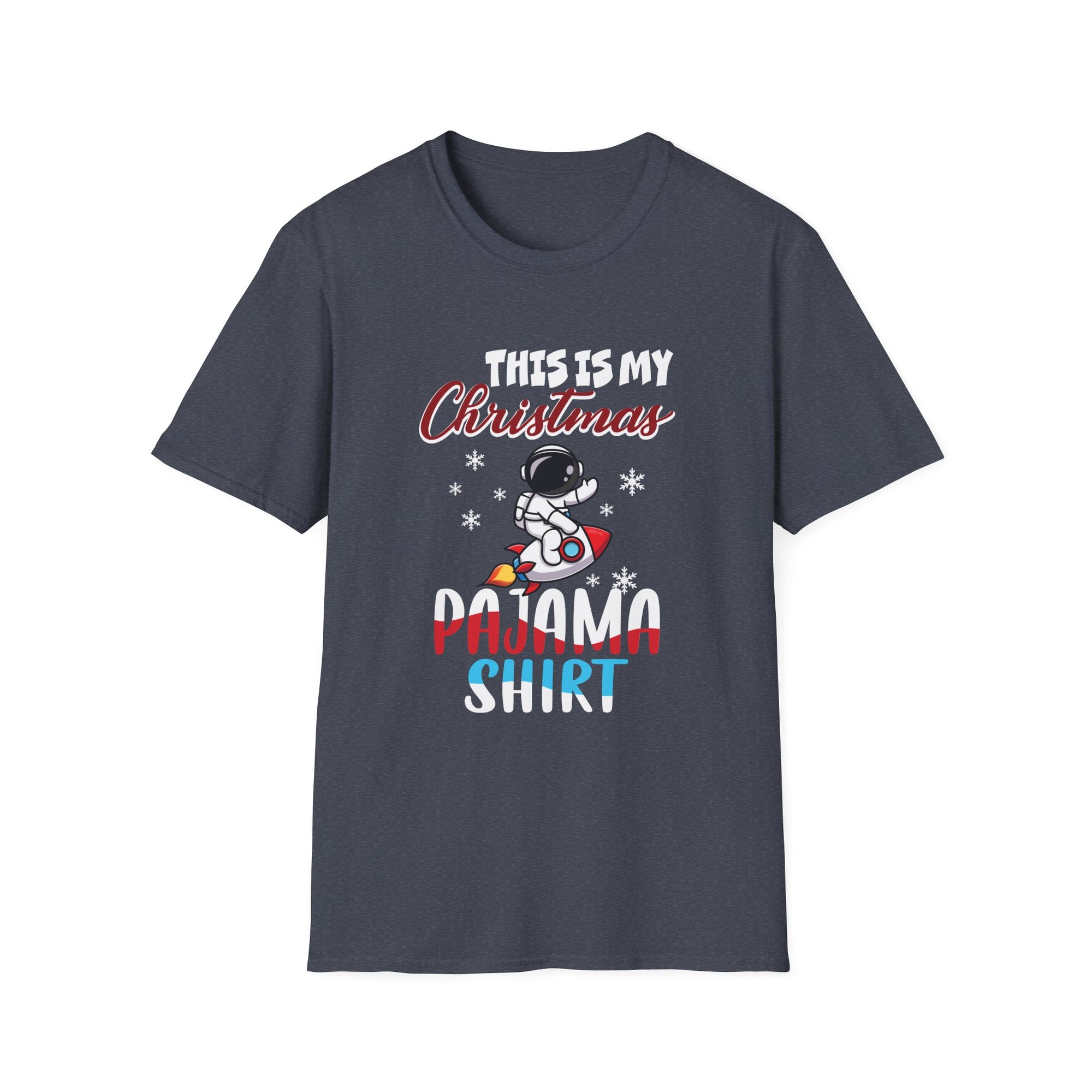 Christmas Pajama Shirt, Unisex Holiday Tee, Cozy Christmas Gift, Fun Winter Apparel, Festive Shirt for Parties