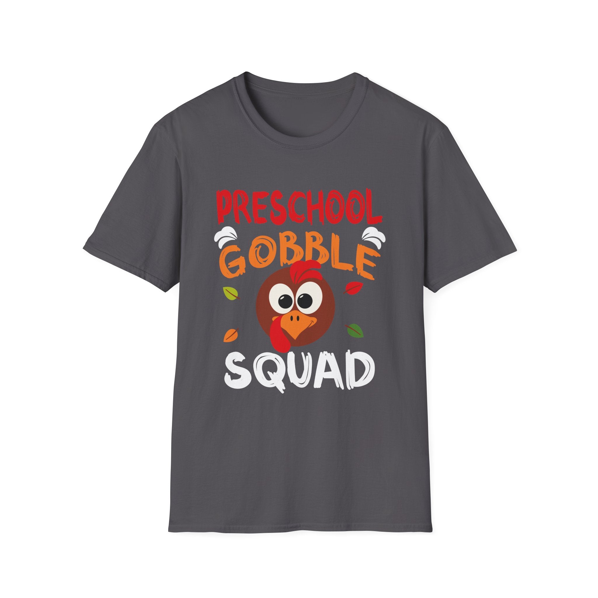 Thanksgiving Preschool Gobble Squad T-Shirt, Holiday Tee, Turkey Shirt, Family Gatherings, Autumn Apparel, Kids Fun Wear