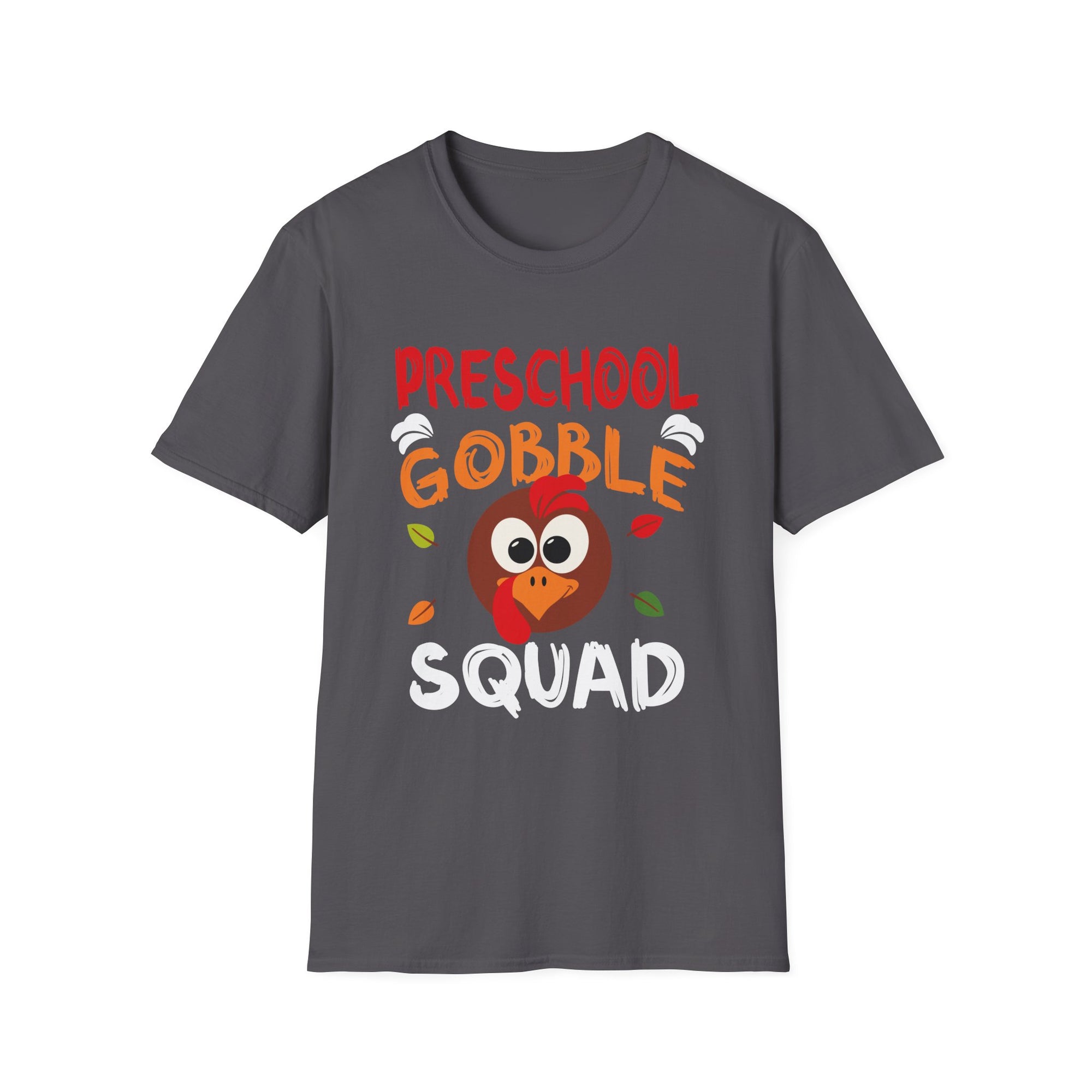 Thanksgiving Preschool Gobble Squad T-Shirt, Holiday Tee, Turkey Shirt, Family Gatherings, Autumn Apparel, Kids Fun Wear