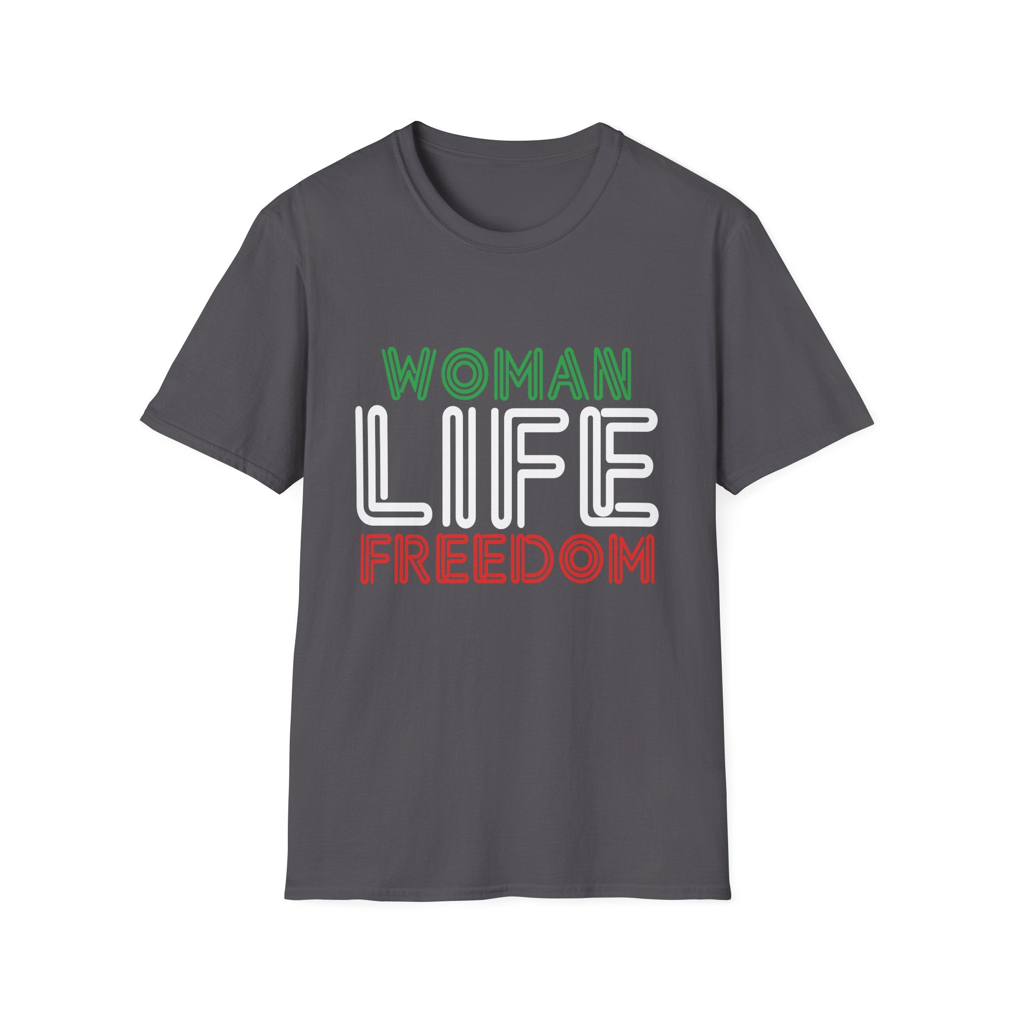 Empowering Women's Life Freedom T-Shirt - Unisex Softstyle, Equality Tee, Birthday Gift, Protest Wear, Casual Chic