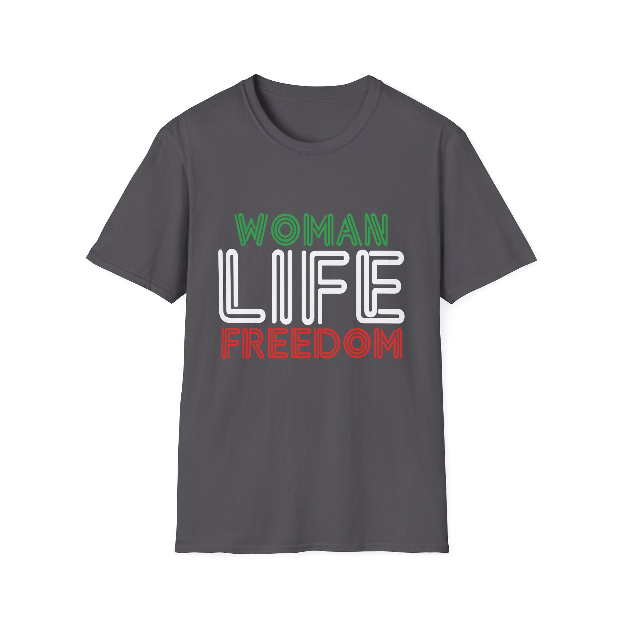 Empowering Women's Life Freedom T-Shirt - Unisex Softstyle, Equality Tee, Birthday Gift, Protest Wear, Casual Chic