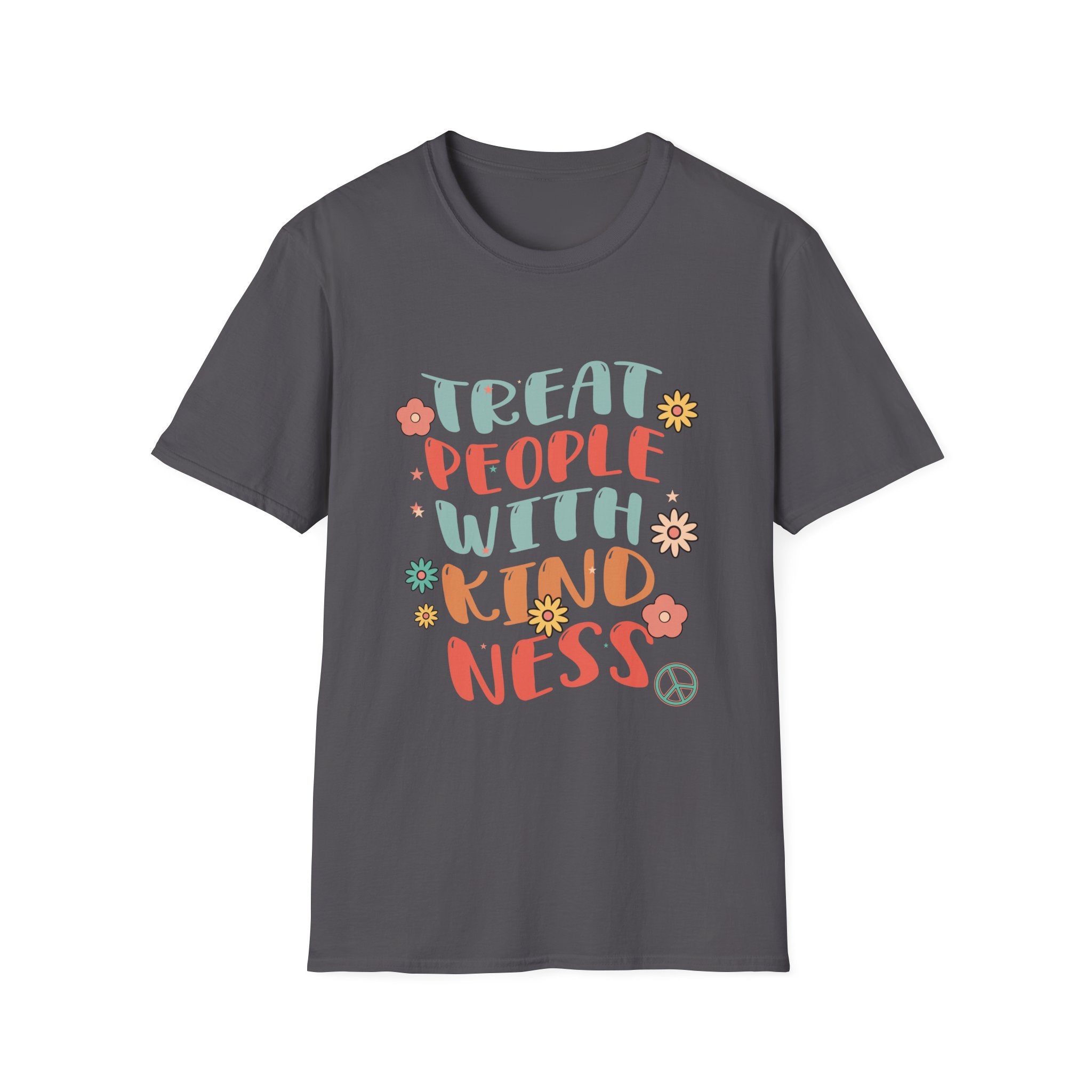 Treat People with Kindness T-Shirt, Unisex Tee, Positive Message Shirt, Gift for Friends, Everyday Wear
