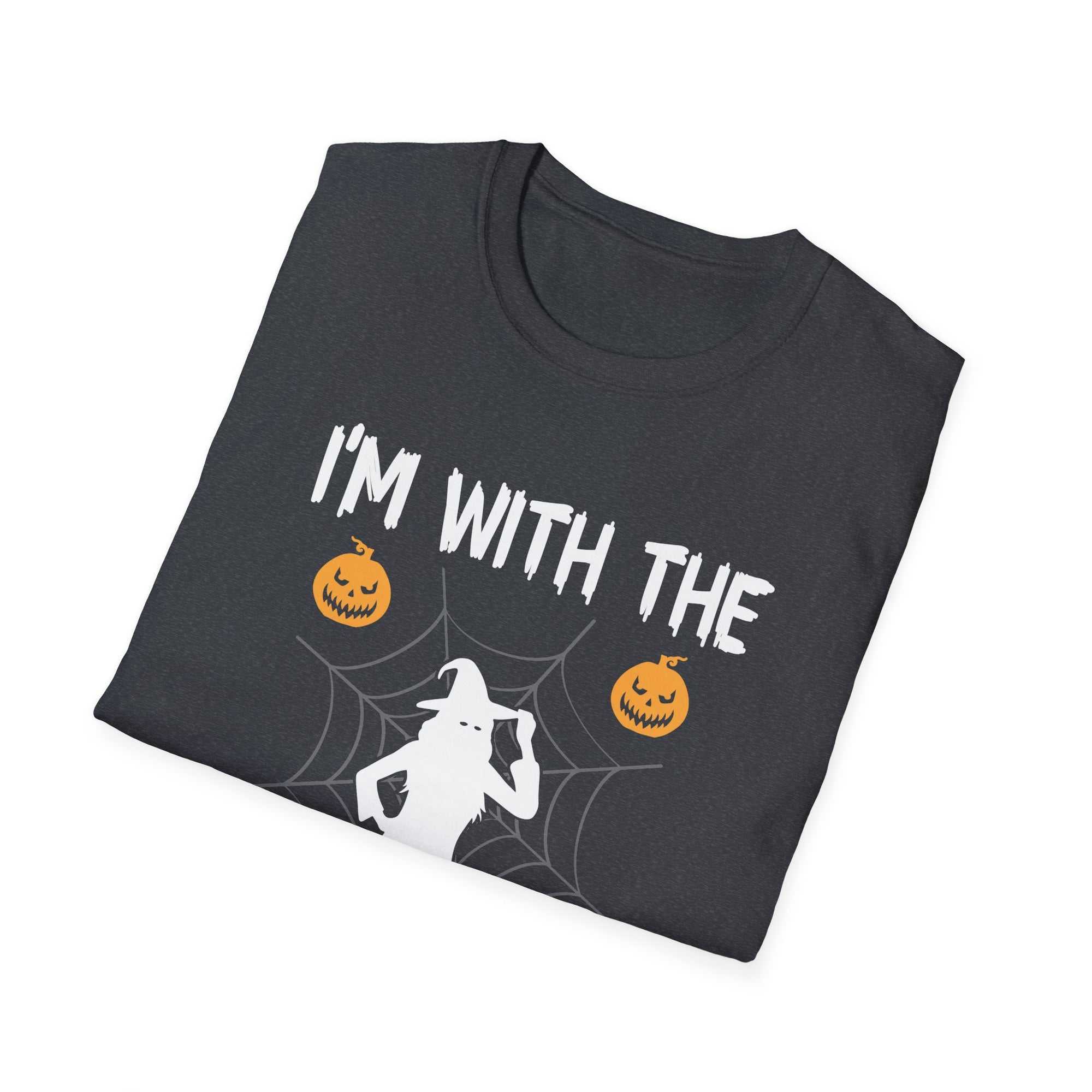 Halloween Bank Robber T-Shirt, Unisex Softstyle Tee, Spooky Season Apparel, Funny Costume Shirt, Perfect for Halloween Parties
