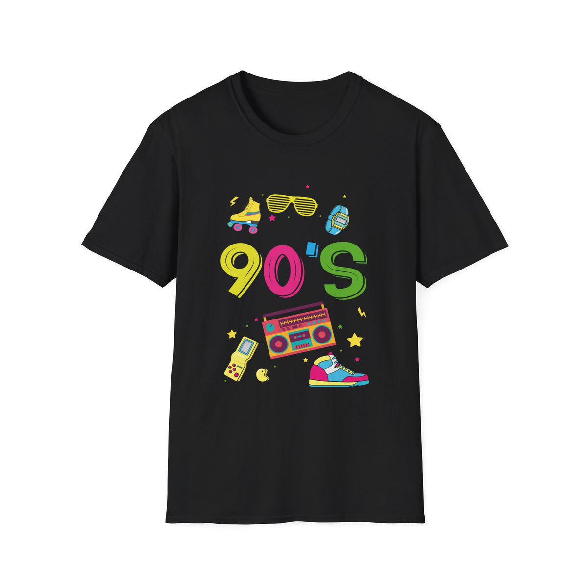 90's Retro Unisex T-Shirt, Nostalgic Apparel, Vintage Style Tee, Perfect for Parties, Gifts, 90s Theme Events