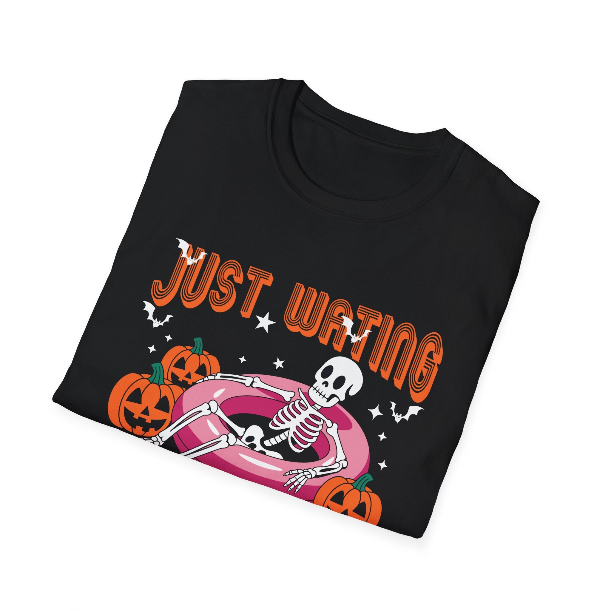 Halloween Skeleton T-Shirt | Unisex Softstyle Shirt, Fun Fall Apparel, Halloween Costume Tee, Spooky Season Shirt, Gift for Halloween Lovers