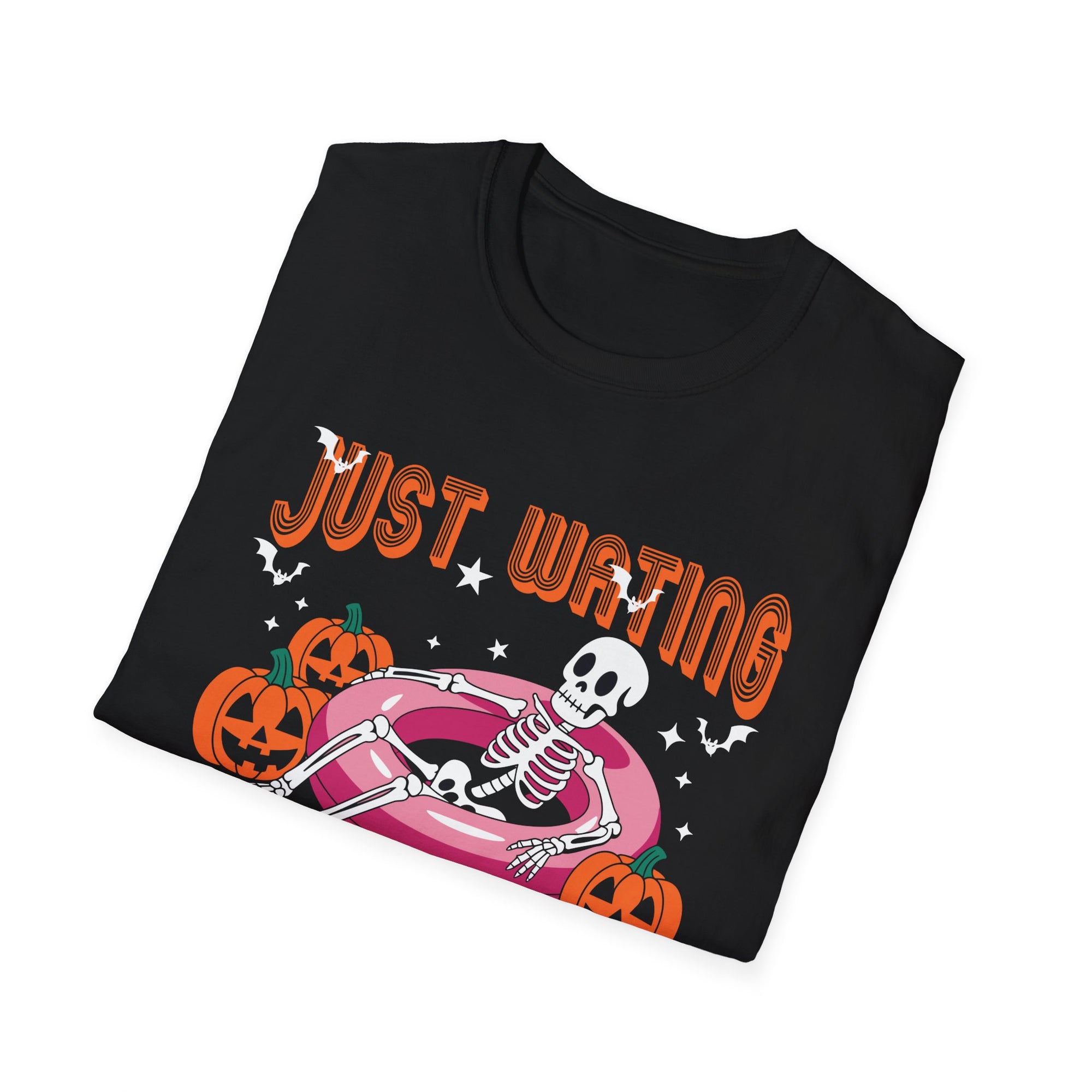 Halloween Skeleton T-Shirt | Unisex Softstyle Shirt, Fun Fall Apparel, Halloween Costume Tee, Spooky Season Shirt, Gift for Halloween Lovers