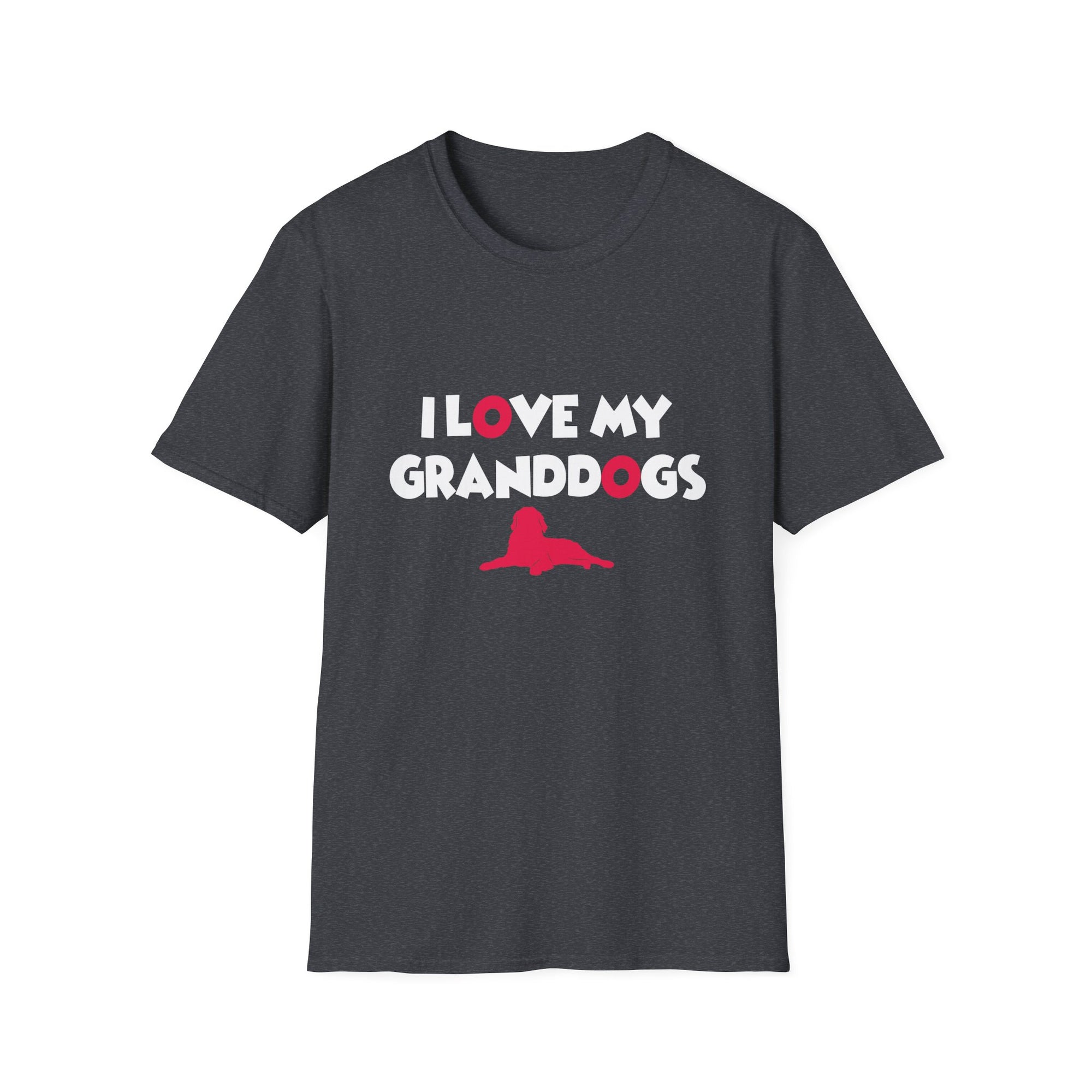 I Love My Granddogs T-Shirt | Unisex Softstyle Tee | Dog Lover Gift | Pet Parent Apparel | Casual Wear | Animal Lover Shirt