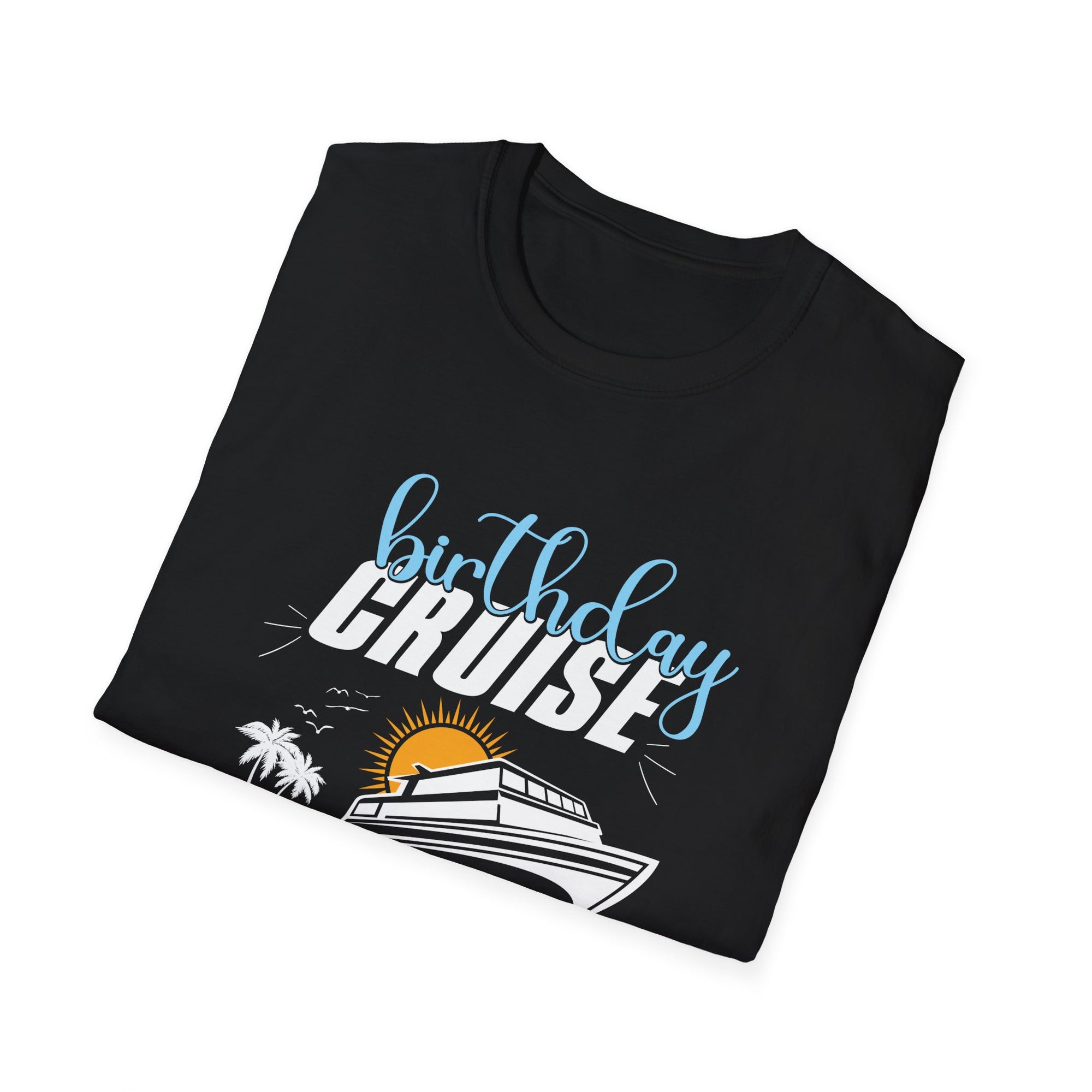 Birthday Cruise Squad T-Shirt, Fun Unisex Tee for Beach Parties, Summer Celebrations, Group Vacations, Gift Ideas