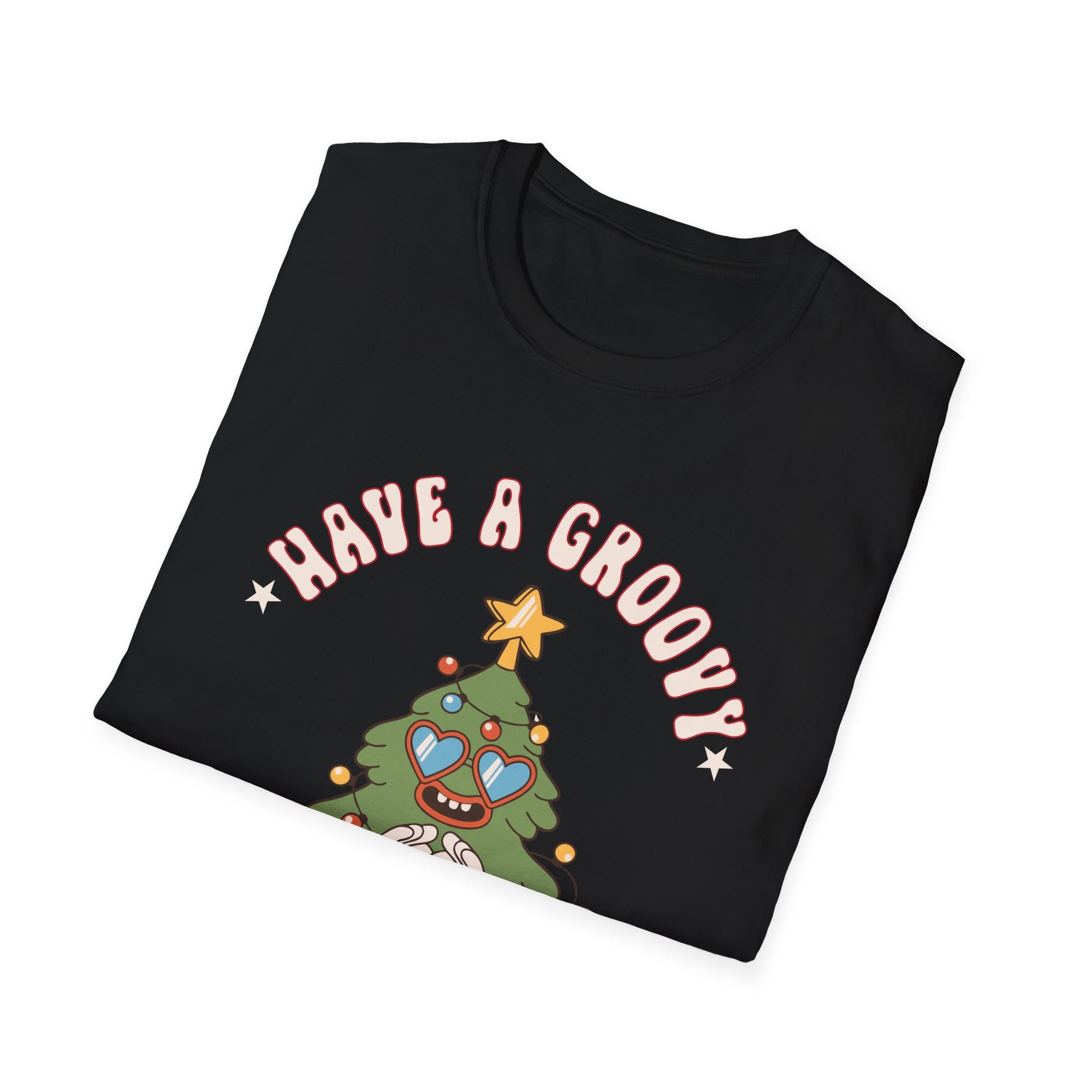 Groovy Christmas T-Shirt, Unisex Holiday Tee, Fun Christmas Apparel, Ugly Sweater Alternative, Festive Gift Idea, Cool Christmas Shirt