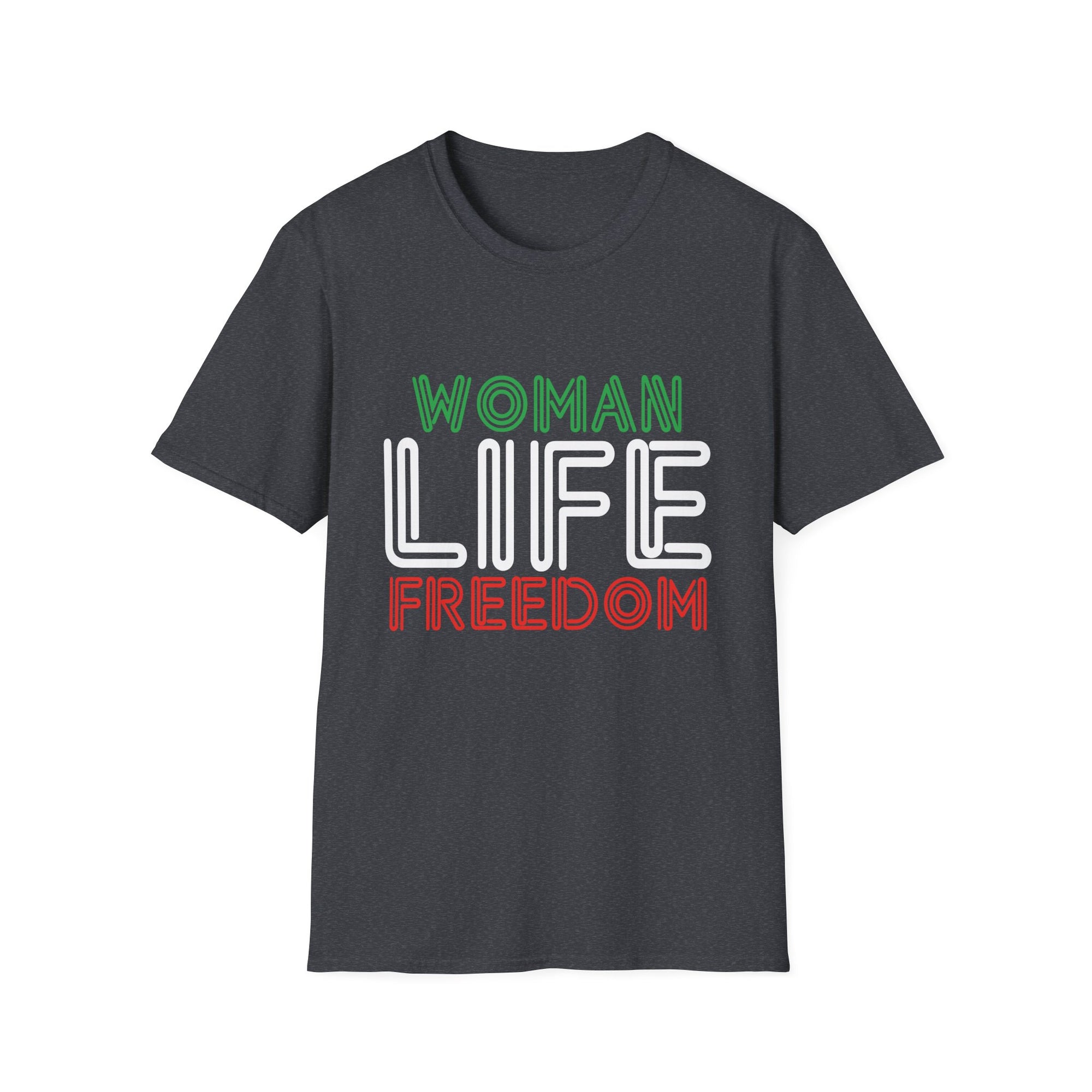 Empowering Women's Life Freedom T-Shirt - Unisex Softstyle, Equality Tee, Birthday Gift, Protest Wear, Casual Chic