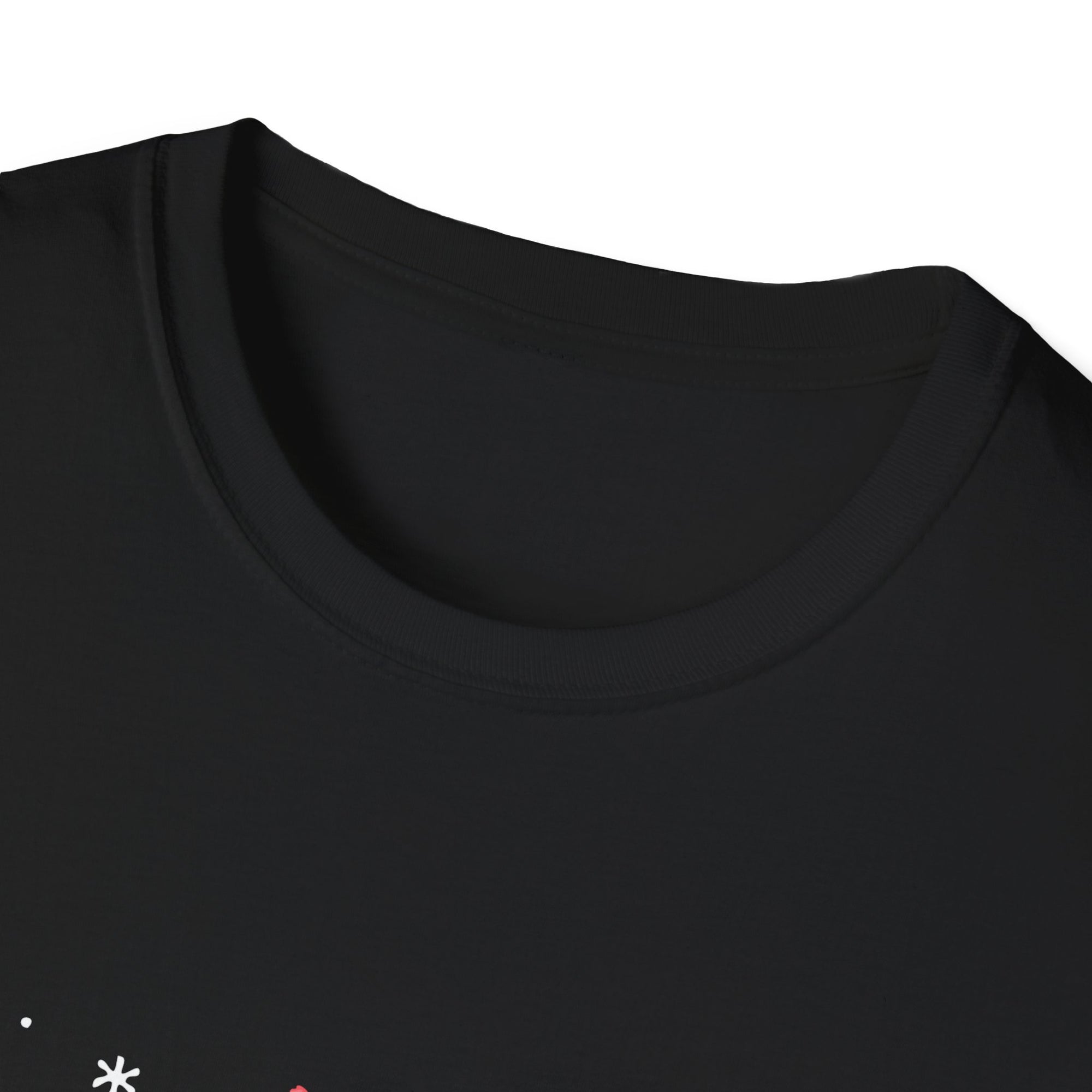 Festive Holiday T-Shirt with Cute Character, Christmas Shirt, Unisex Tee, Gift for Her, Holiday Apparel, Winter Fashion