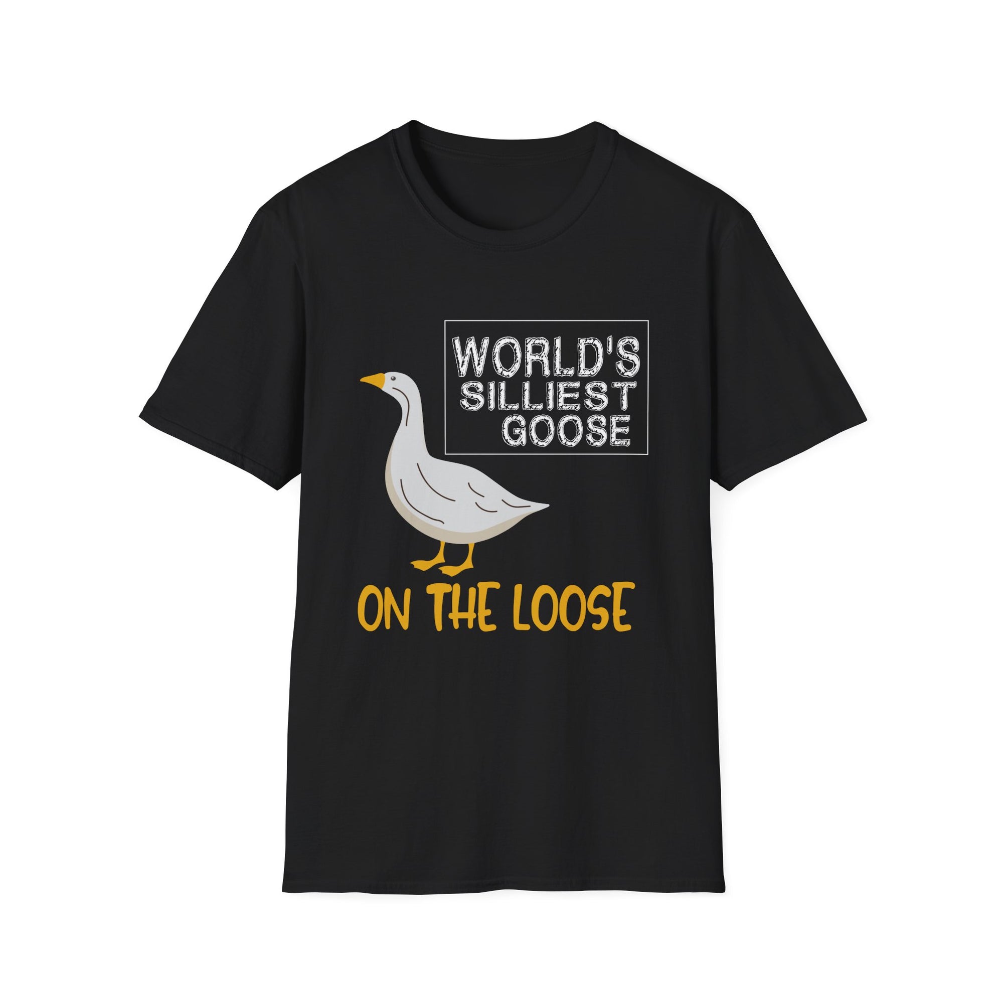 Funny Goose T-Shirt, World's Silliest Goose Gift, Unisex Graphic Tee, Animal Lover Shirt, Quirky Gift for Friends