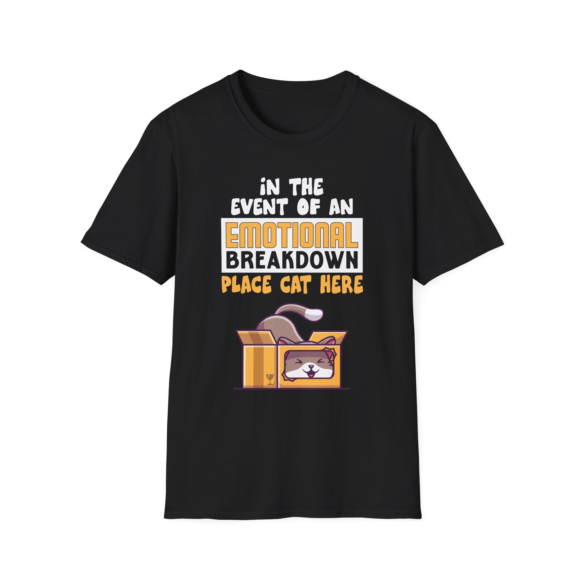 Cat Shirts for Men/Women - Funny Cat Shirts for Cat Dad/Mom Unisex Softstyle T-Shirt