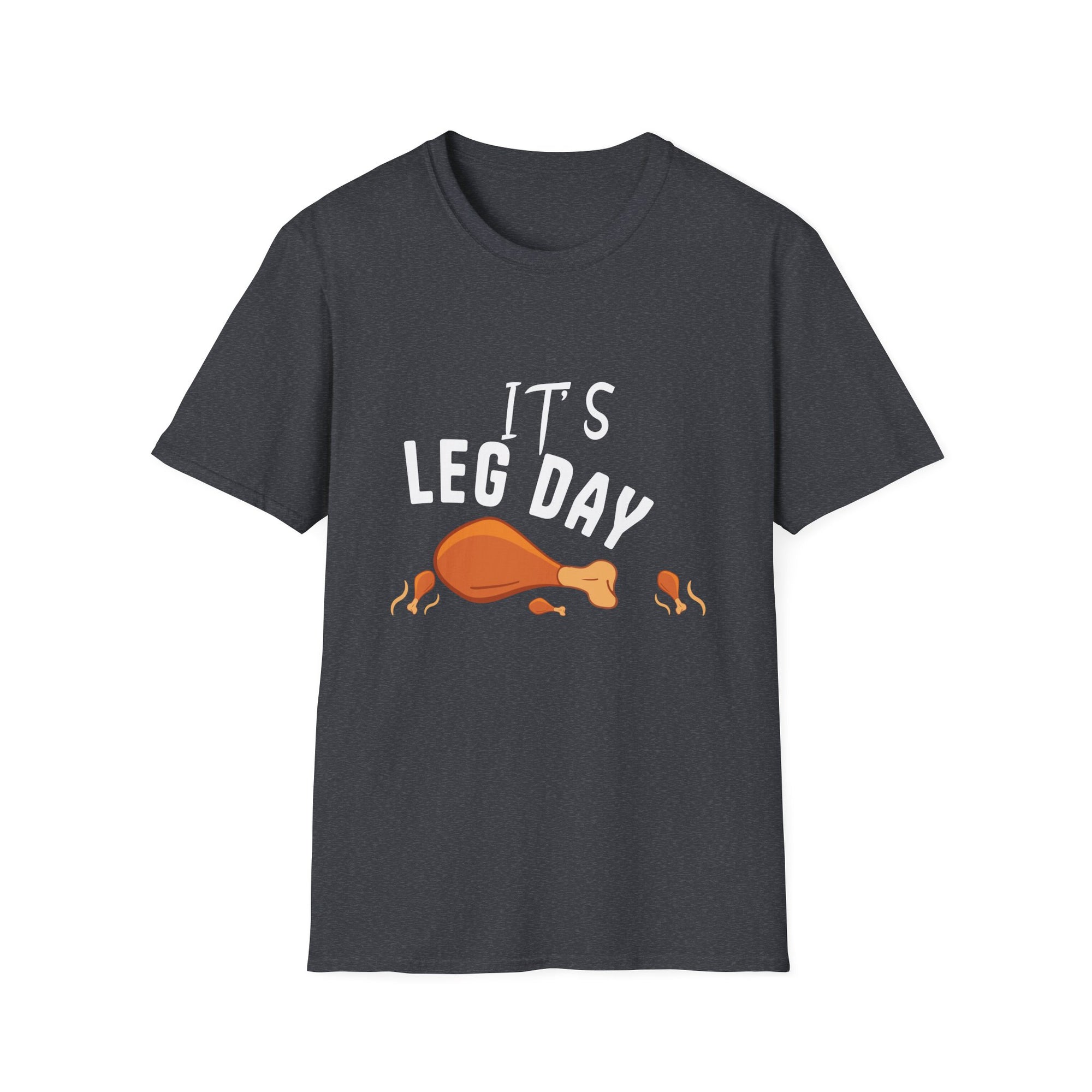 Funny Leg Day T-Shirt for Fitness Lovers, Gym Humor Shirt, Workout Gear, Gift for Gym Friends, Soft Cotton Tee