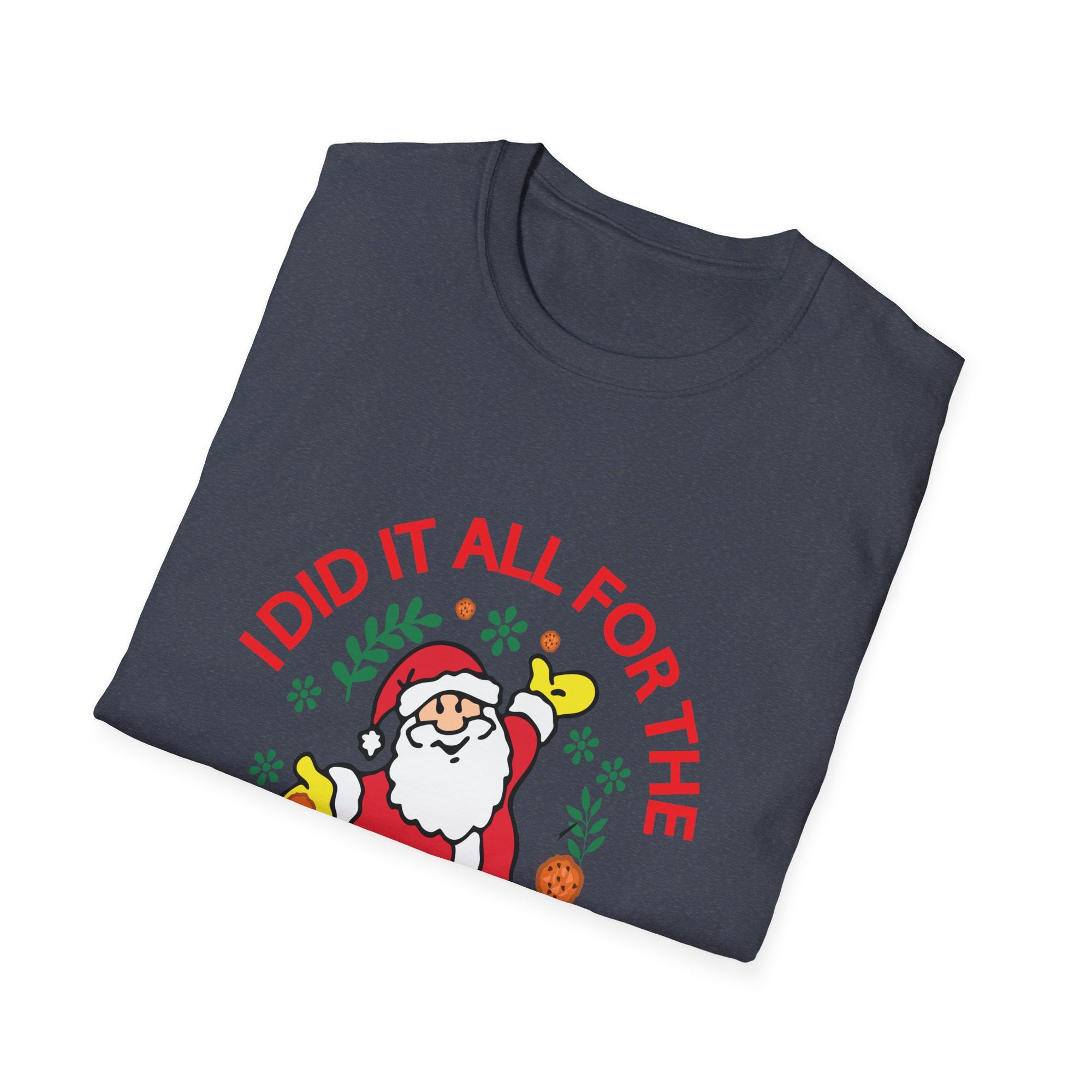 Funny Christmas Cookie T-Shirt, Holiday Gift, Santa Tee, Unisex X-Mas Shirt, Baking Lover's Apparel
