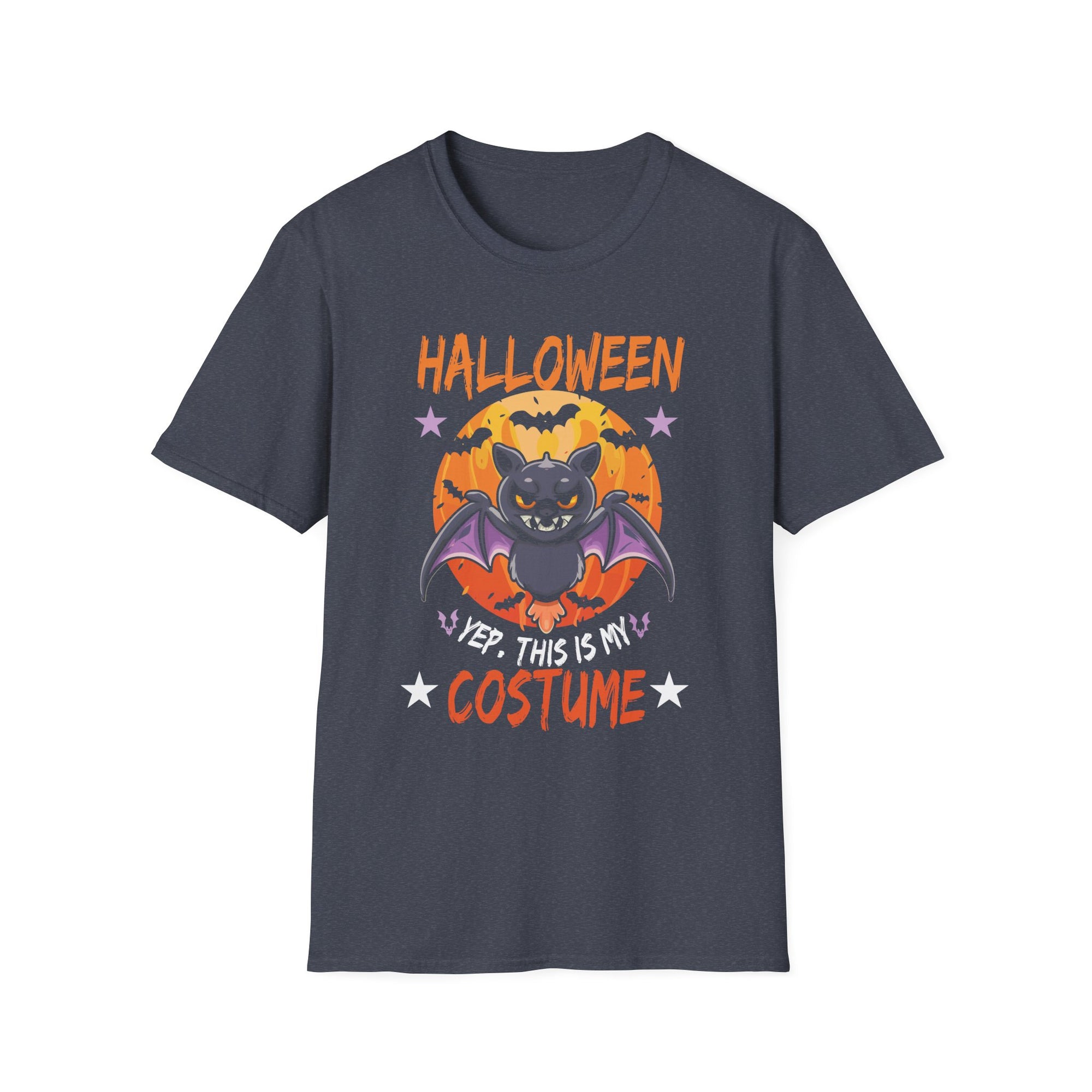 Halloween Costume T-Shirt, Unisex Graphic Tee, Funny Bat Shirt, Halloween Party Outfit, Gift for October Celebrations