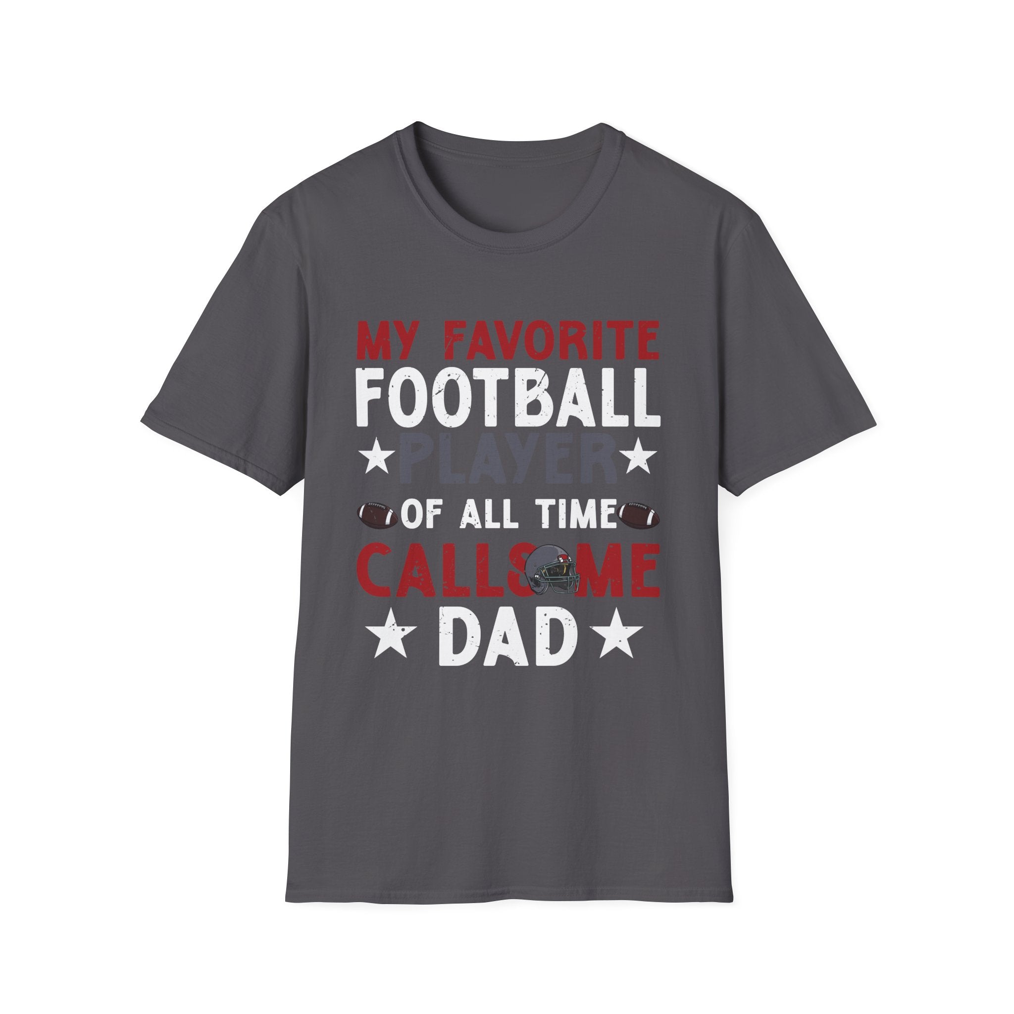 Dad's Favorite Football Player T-Shirt | Unisex Softstyle Tee, Sports Dad Gift, Father's Day Apparel, Game Day Shirt, Football Lover Gift