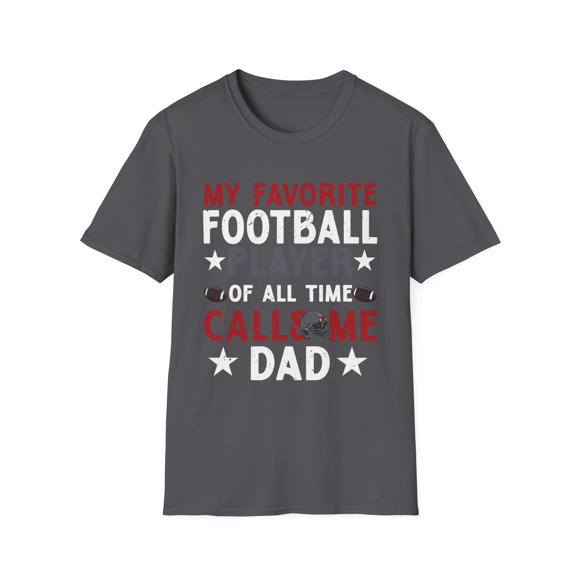 Dad's Favorite Football Player T-Shirt | Unisex Softstyle Tee, Sports Dad Gift, Father's Day Apparel, Game Day Shirt, Football Lover Gift