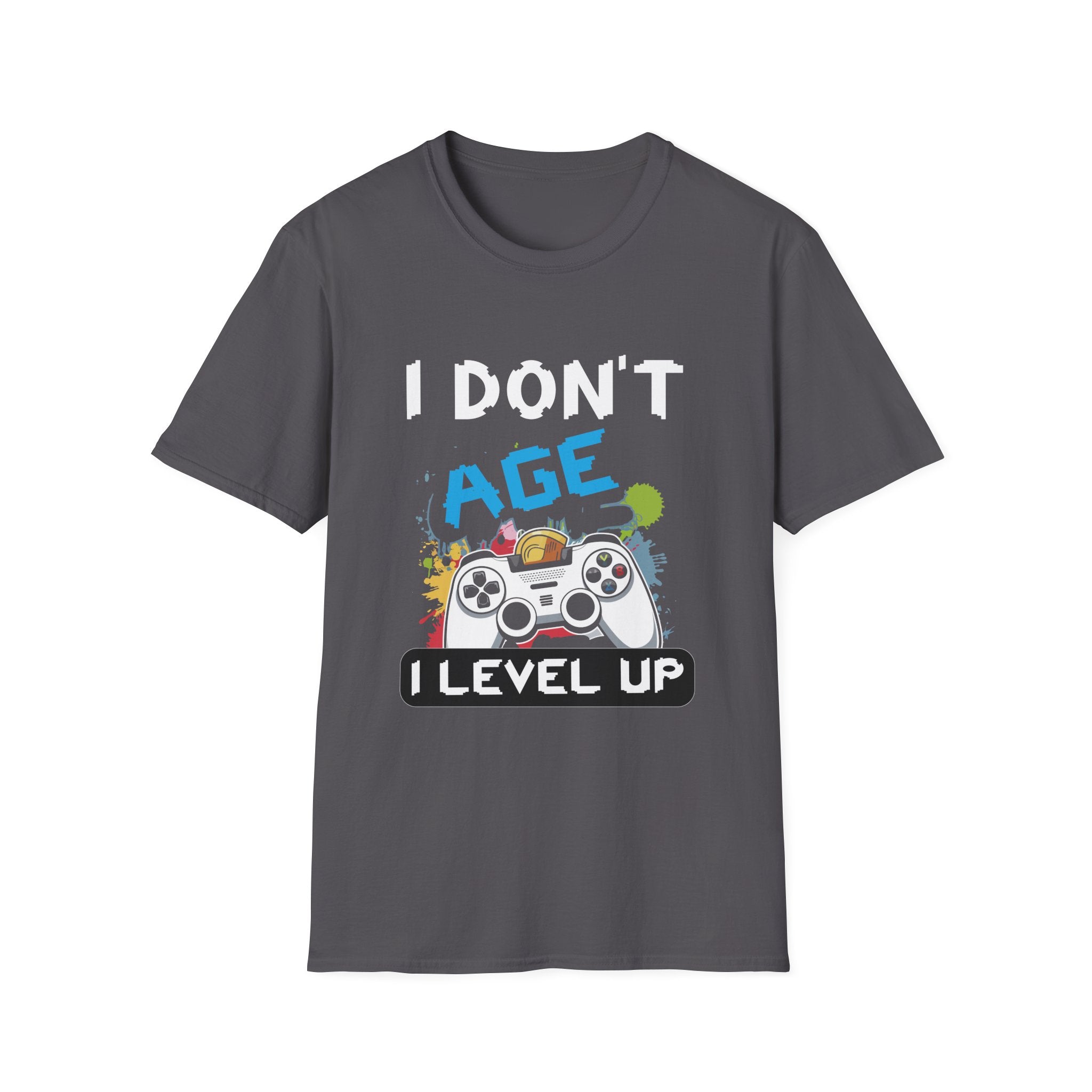 Gaming Level Up T-Shirt | Unisex Softstyle Tee for Gamers, Birthday Gift, Casual Wear, Game Night Apparel, Funny Graphic Tee
