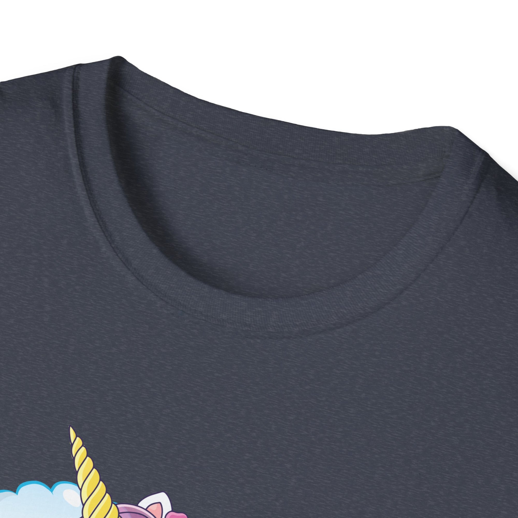 Happy Haunti-Corn Unisex Softstyle T-Shirt | Fun Unicorn Halloween Tee, Gifts for Fall, Cozy Casual Wear, Holiday Apparel, Playful Designs
