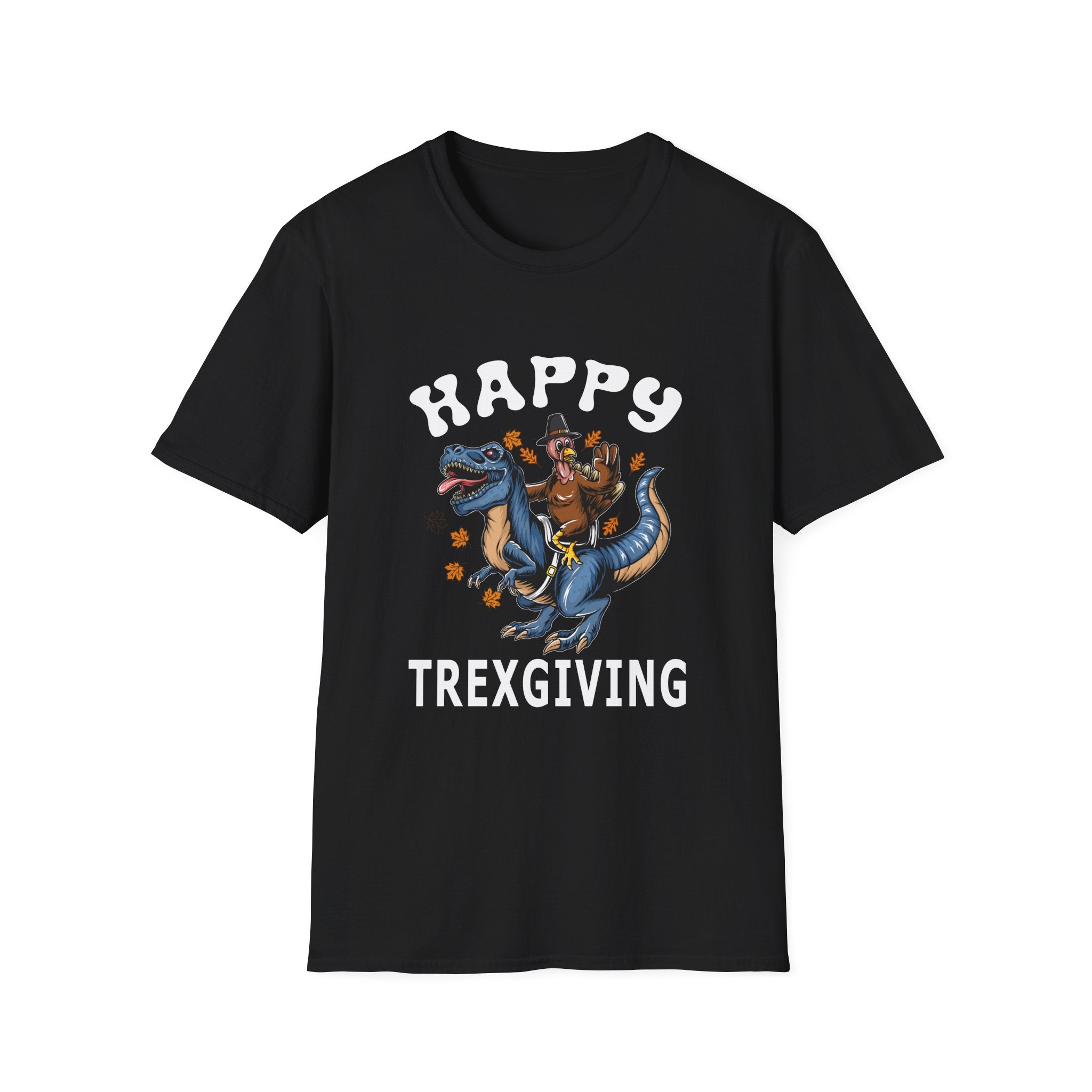 Happy Trexgiving T-Shirt, Dinosaur Tee, Unisex Graphic Shirt, Funny Holiday Shirt, Thanksgiving Gift, Casual Wear