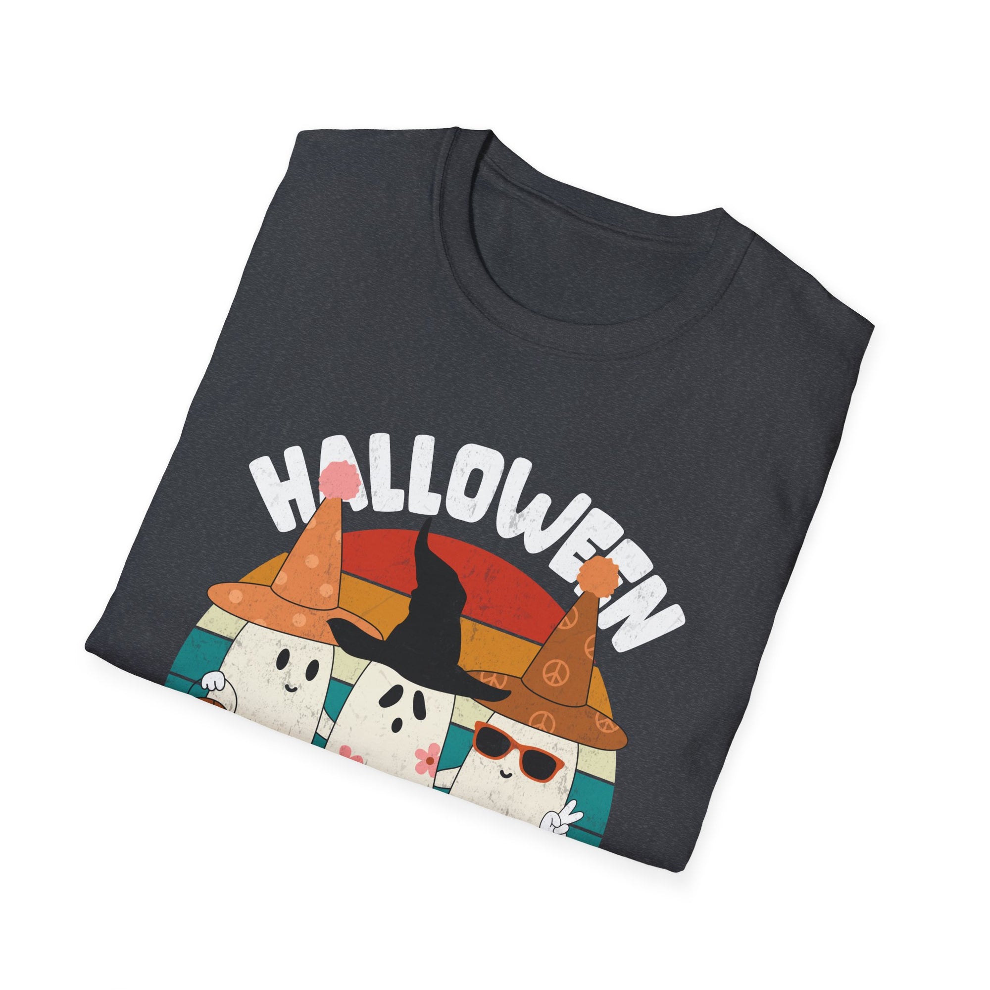 Halloween Squad Unisex Softstyle T-Shirt | Spooky, Fun Tee for Halloween Celebrations, Ghost Lovers, Costume Parties, Fall Festivals