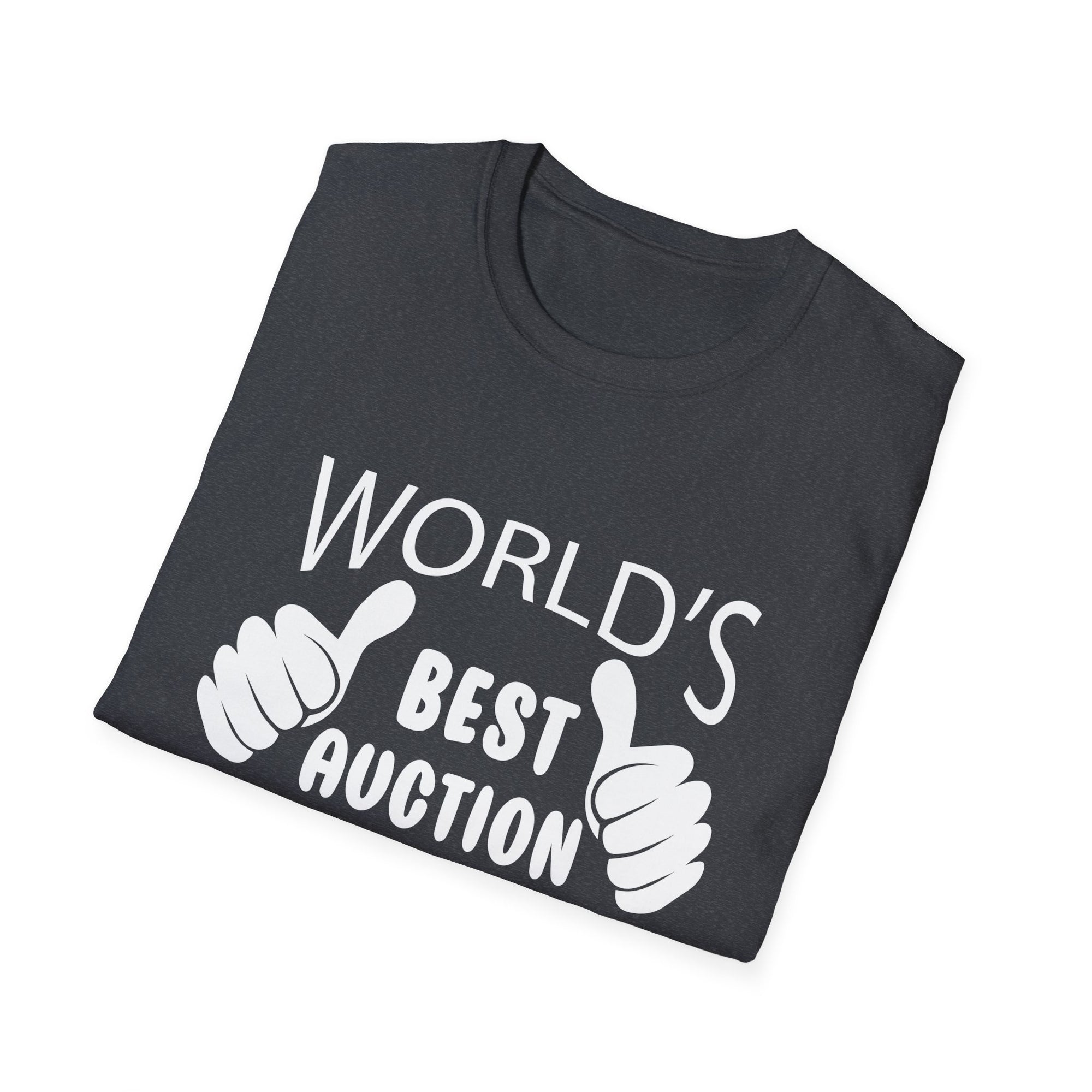 World's Best Auction Worker T-Shirt, Funny Gift, Unisex Tee, Auction Enthusiast Shirt, Father's Day, Work Appreciation