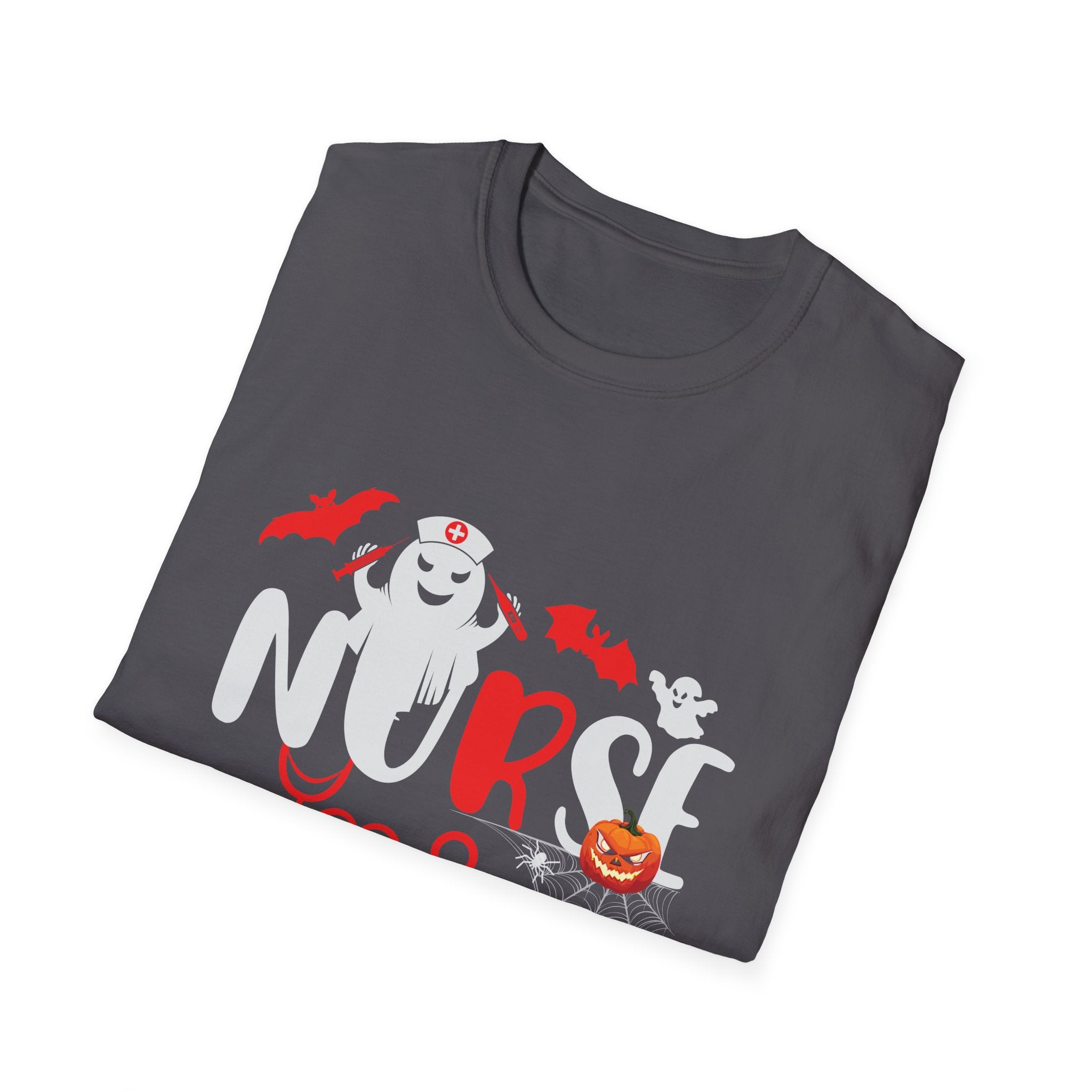 Halloween Nurse T-Shirt, Unisex Nurse Shirt, Spooky Healthcare Tee, Halloween Costume, Medical Themed Gift