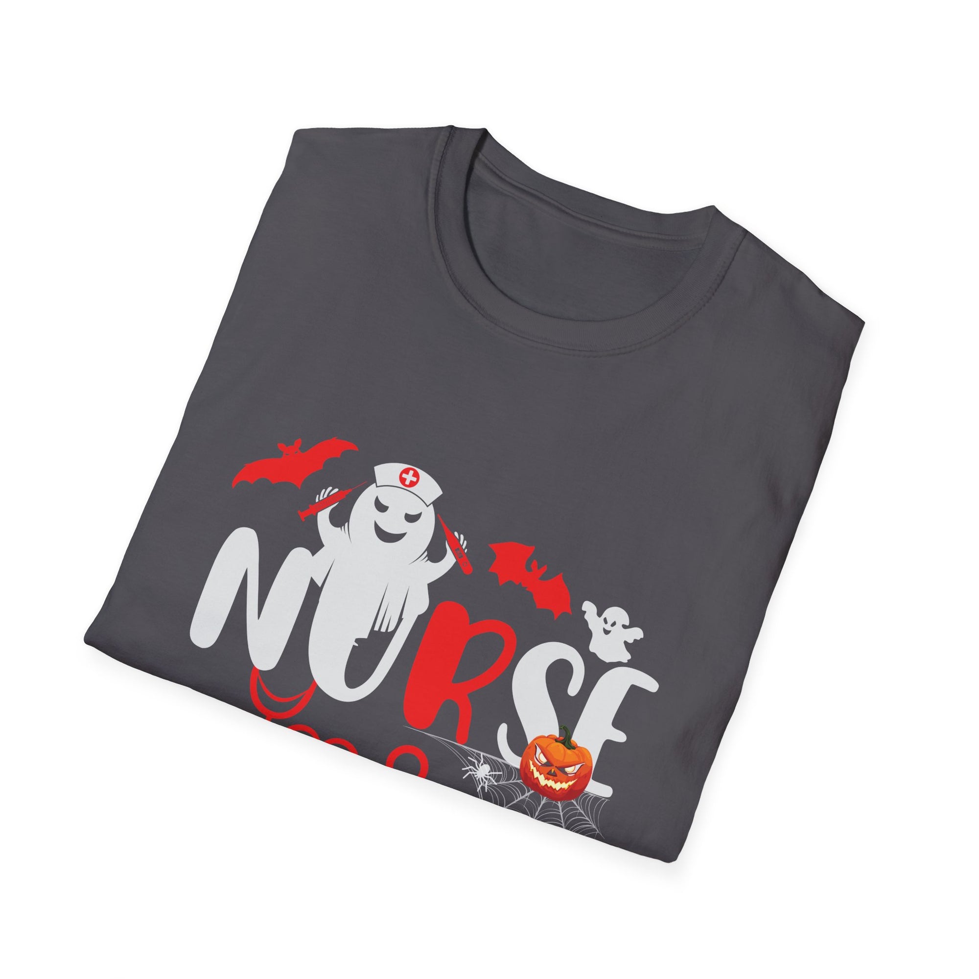Halloween Nurse T-Shirt, Unisex Nurse Shirt, Spooky Healthcare Tee, Halloween Costume, Medical Themed Gift