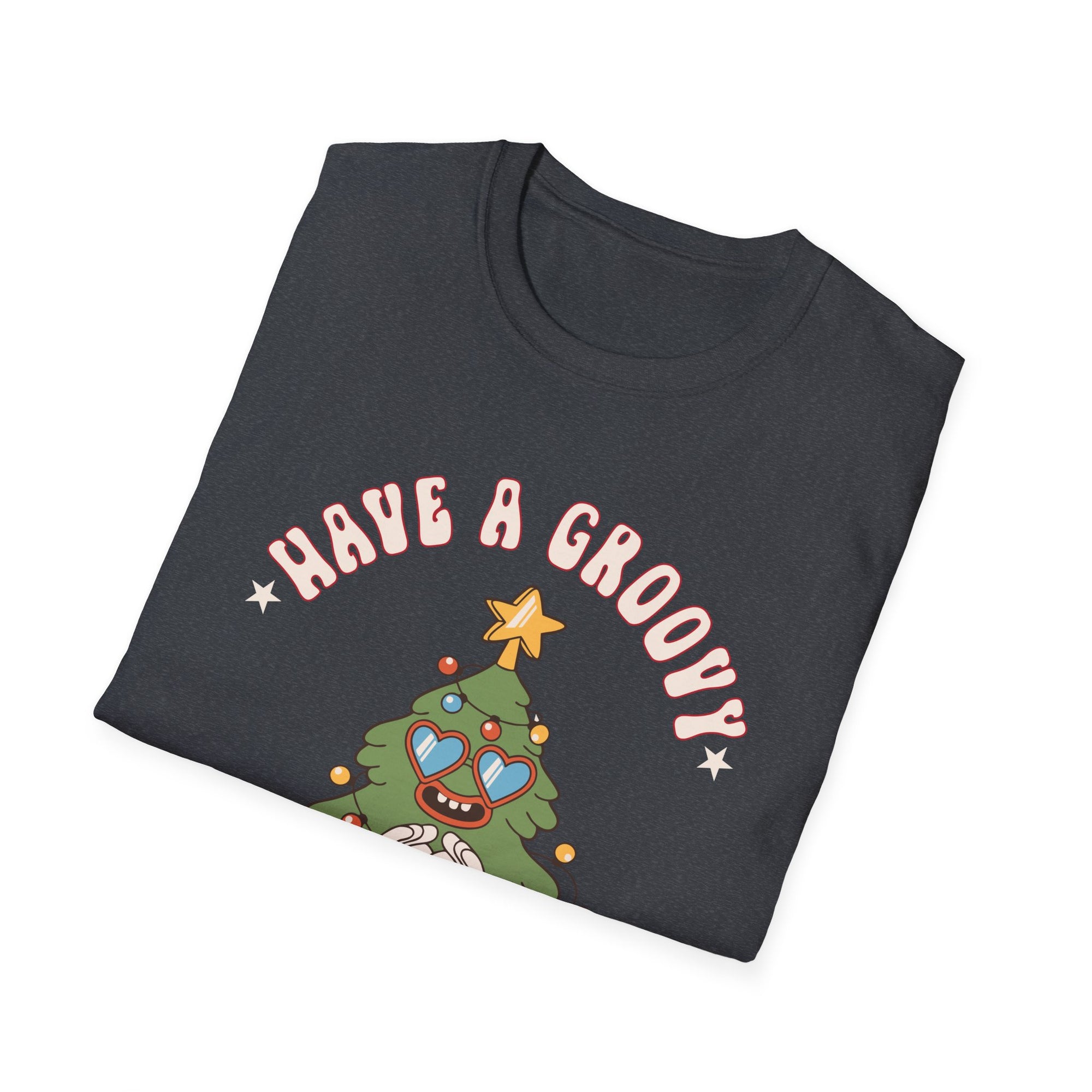 Groovy Christmas T-Shirt, Unisex Holiday Tee, Fun Christmas Apparel, Ugly Sweater Alternative, Festive Gift Idea, Cool Christmas Shirt