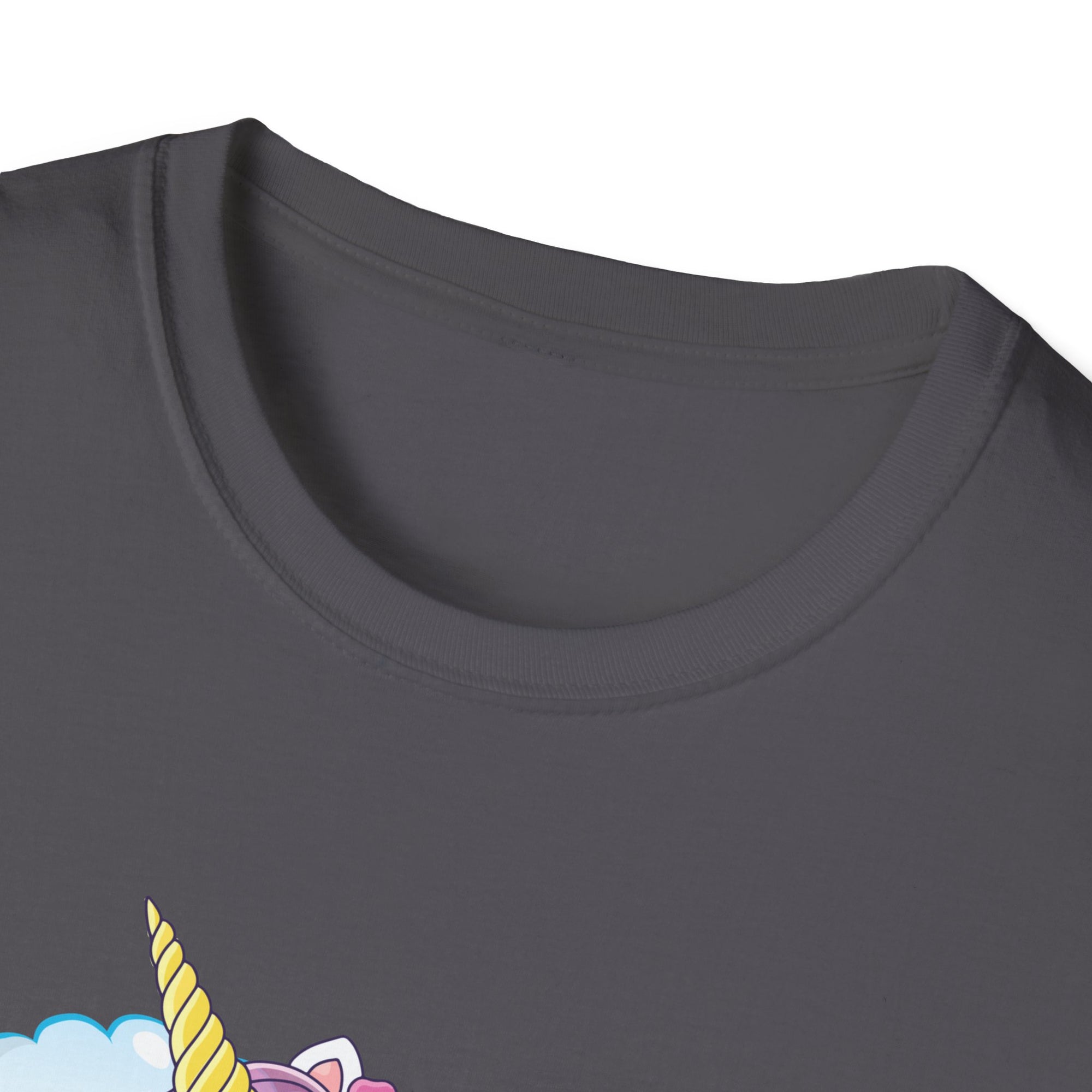 Happy Haunti-Corn Unisex Softstyle T-Shirt | Fun Unicorn Halloween Tee, Gifts for Fall, Cozy Casual Wear, Holiday Apparel, Playful Designs