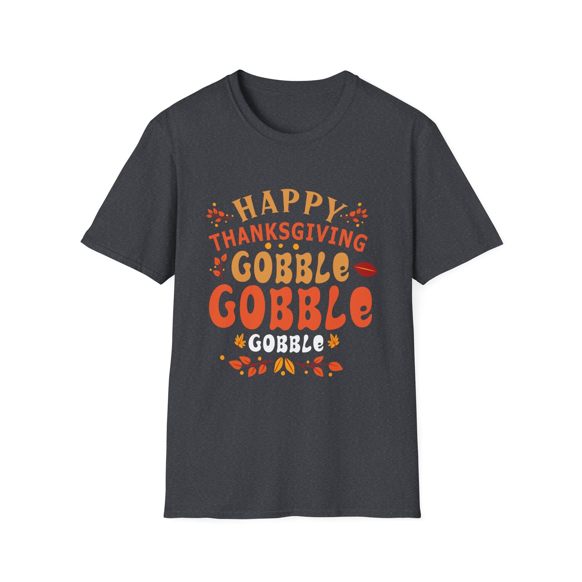 Thanksgiving Gobble T-Shirt, Happy Thanksgiving Tee, Fall Celebration Shirt, Autumn Festive Top, Unisex Holiday Apparel
