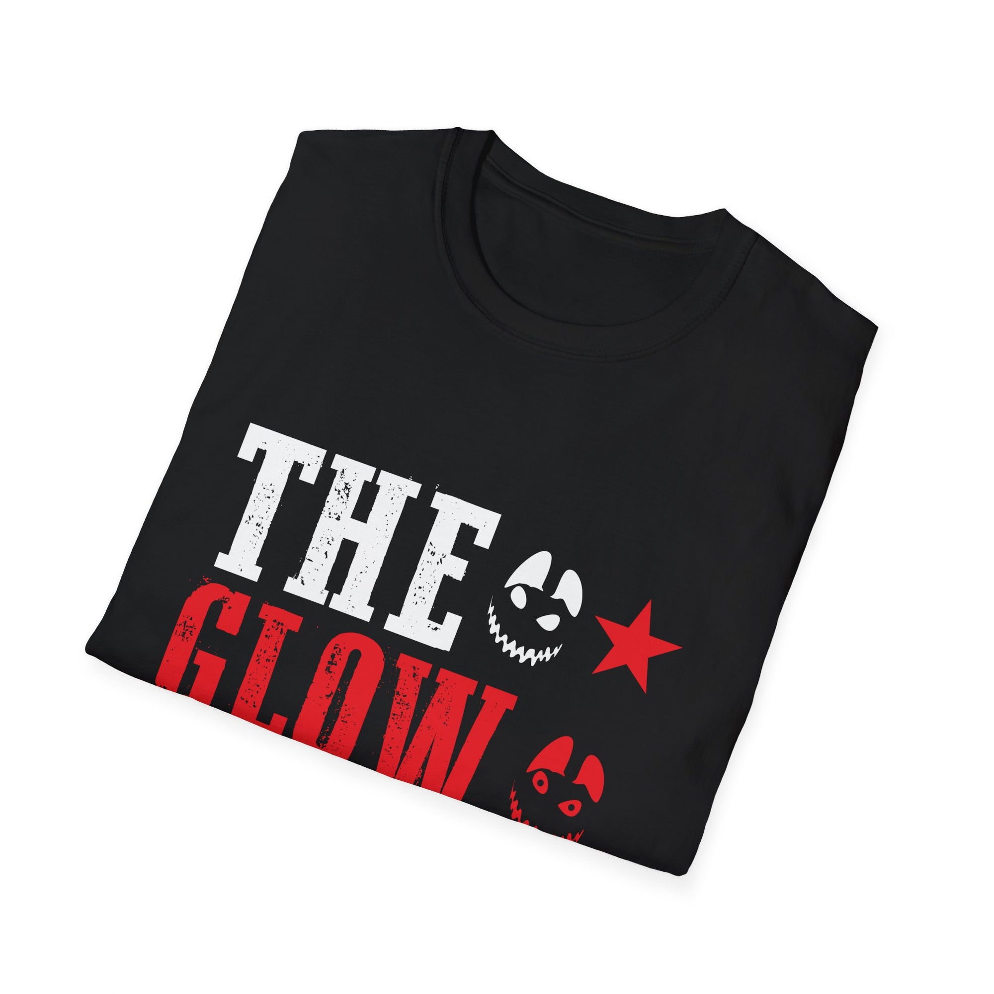 Glow of Satan Unisex Tee | Comfortable Halloween Apparel, Spooky Gift, Graphic T-Shirt, Horror Fan Clothing, Festival Outfit
