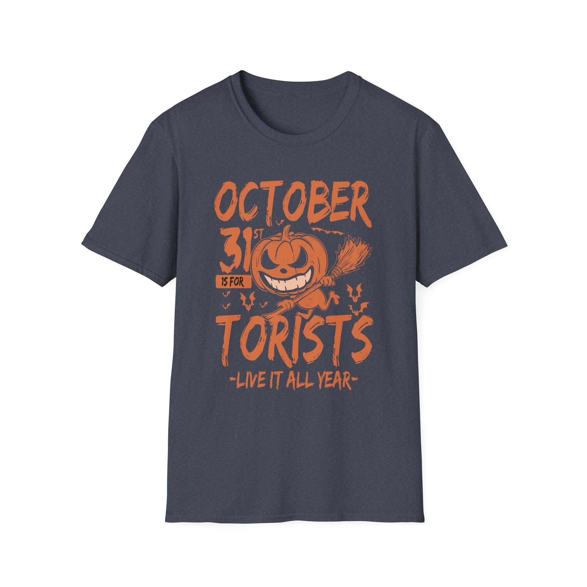 Halloween Unisex T-Shirt - October 31st, Spooky Fun, Fall Fashion, Pumpkin Graphic Tee, Trick or Treat, October Apparel