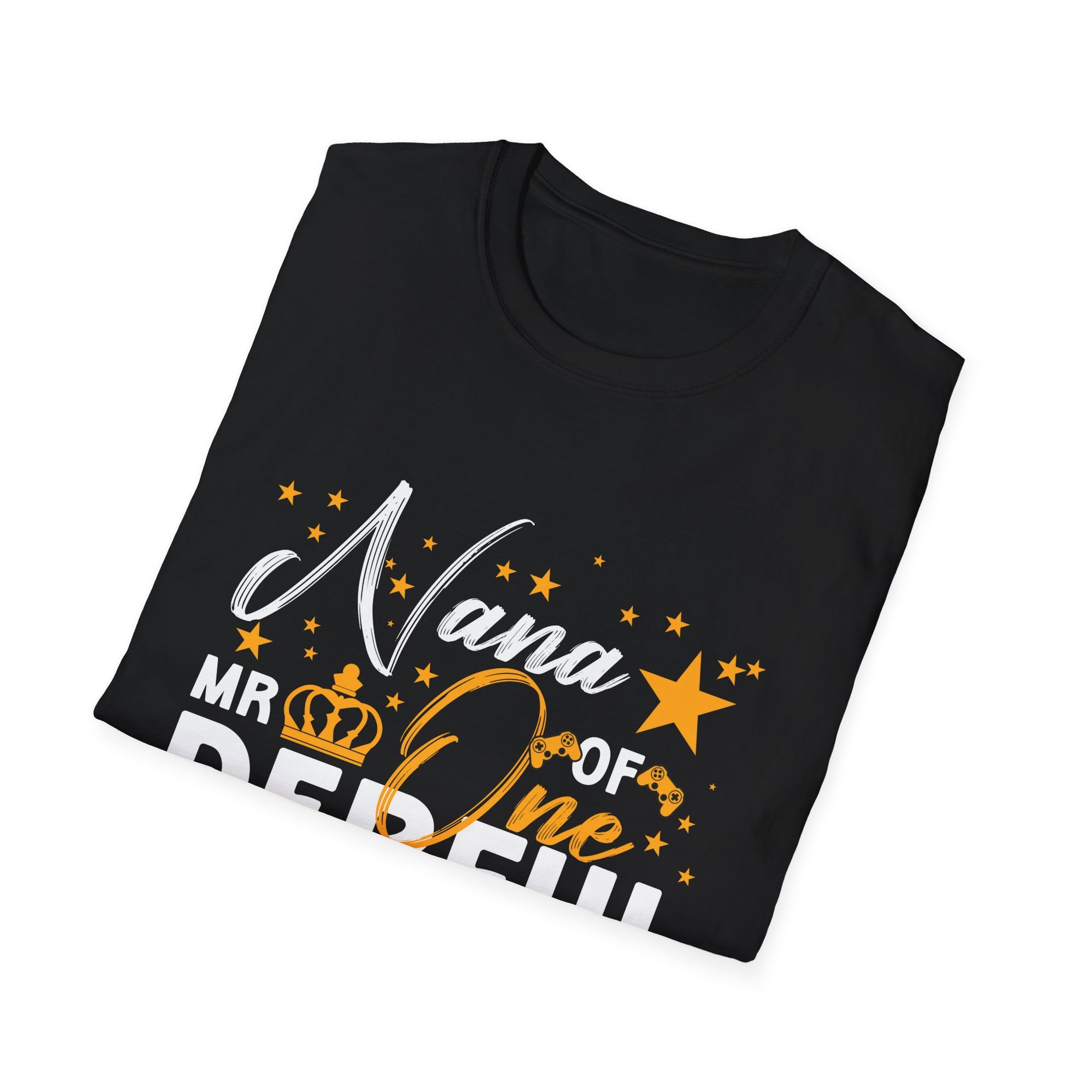 Nana of One-derful Unisex Softstyle T-Shirt, Gift for Grandparents, Family Reunion Tee, Funny Apparel for Nana, Birthday T-Shirt, Cute [...]