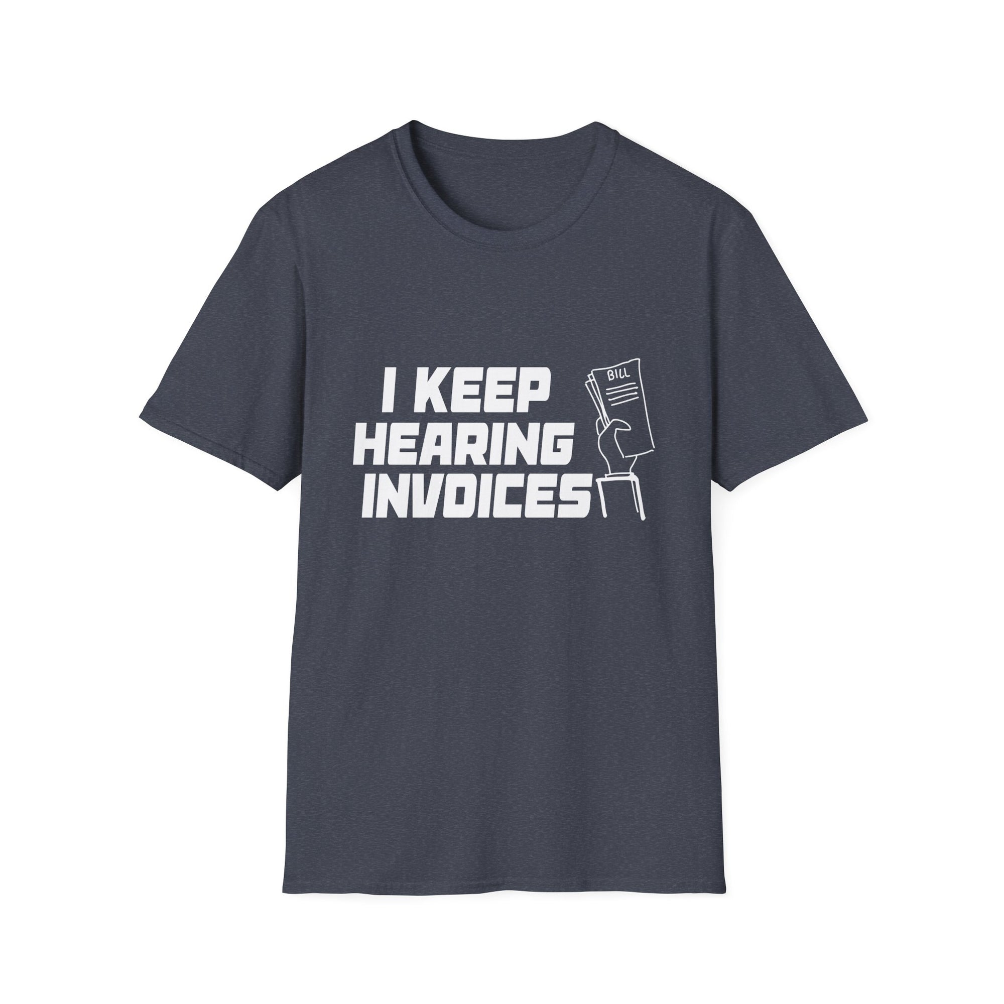 Funny Invoice T-Shirt, Quirky Gift for Accountants, Perfect for Work or Parties, Humorous Casual Wear, Unisex Graphic Tee