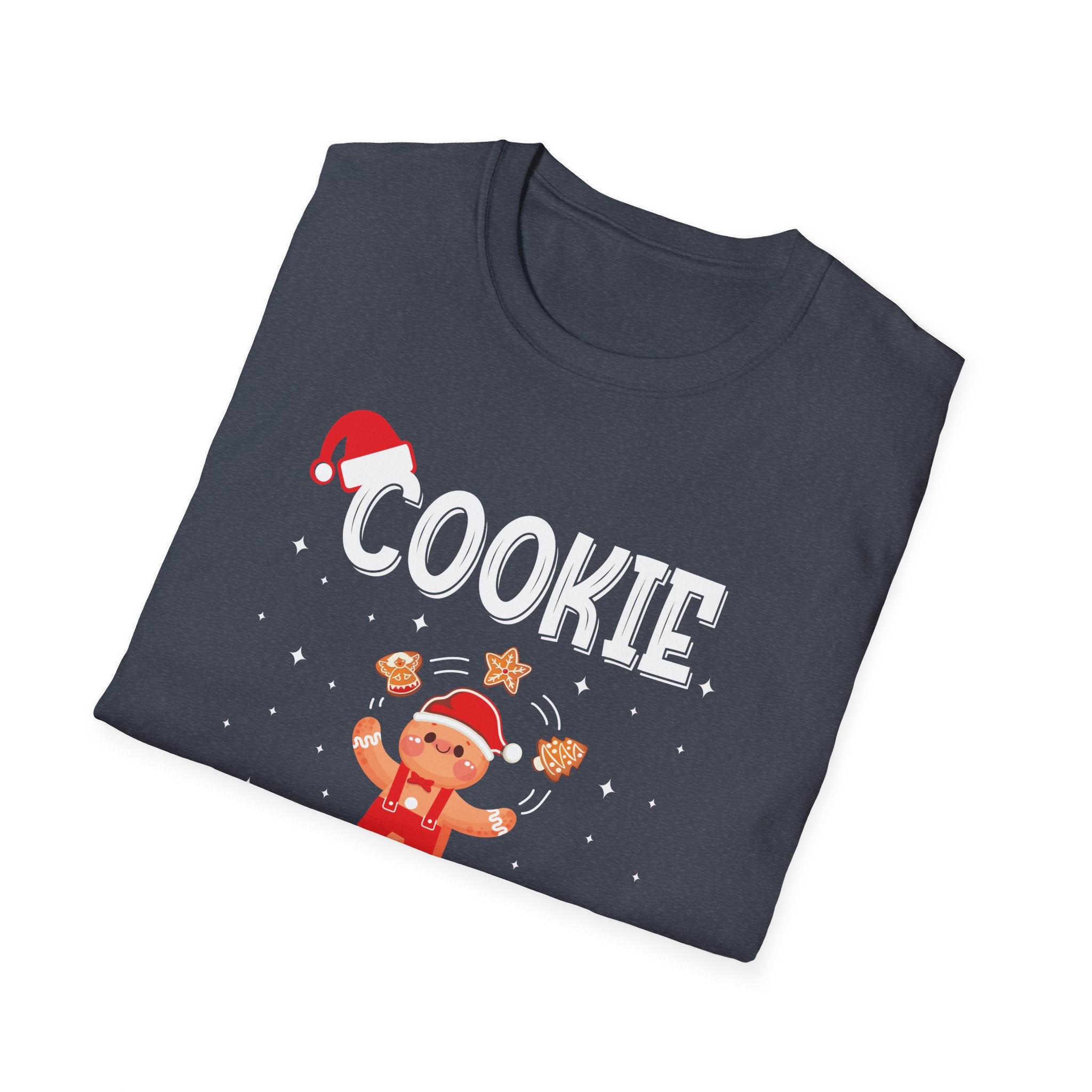 Cookie Baking Crew T-Shirt, Unisex Baking Tee, Holiday Gift, Christmas Shirt, Cute Baking Apparel, Family Matching Outfit